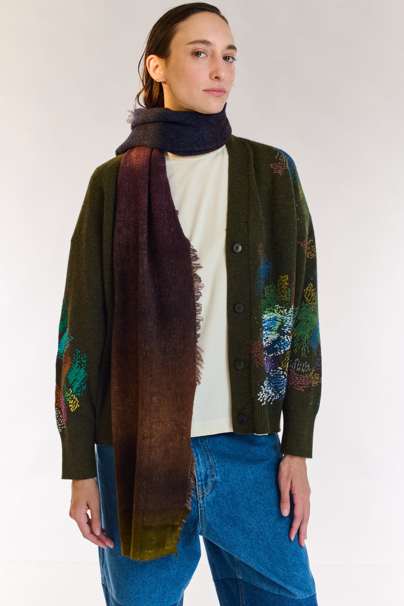 סריג קשמיר Mila ירוק