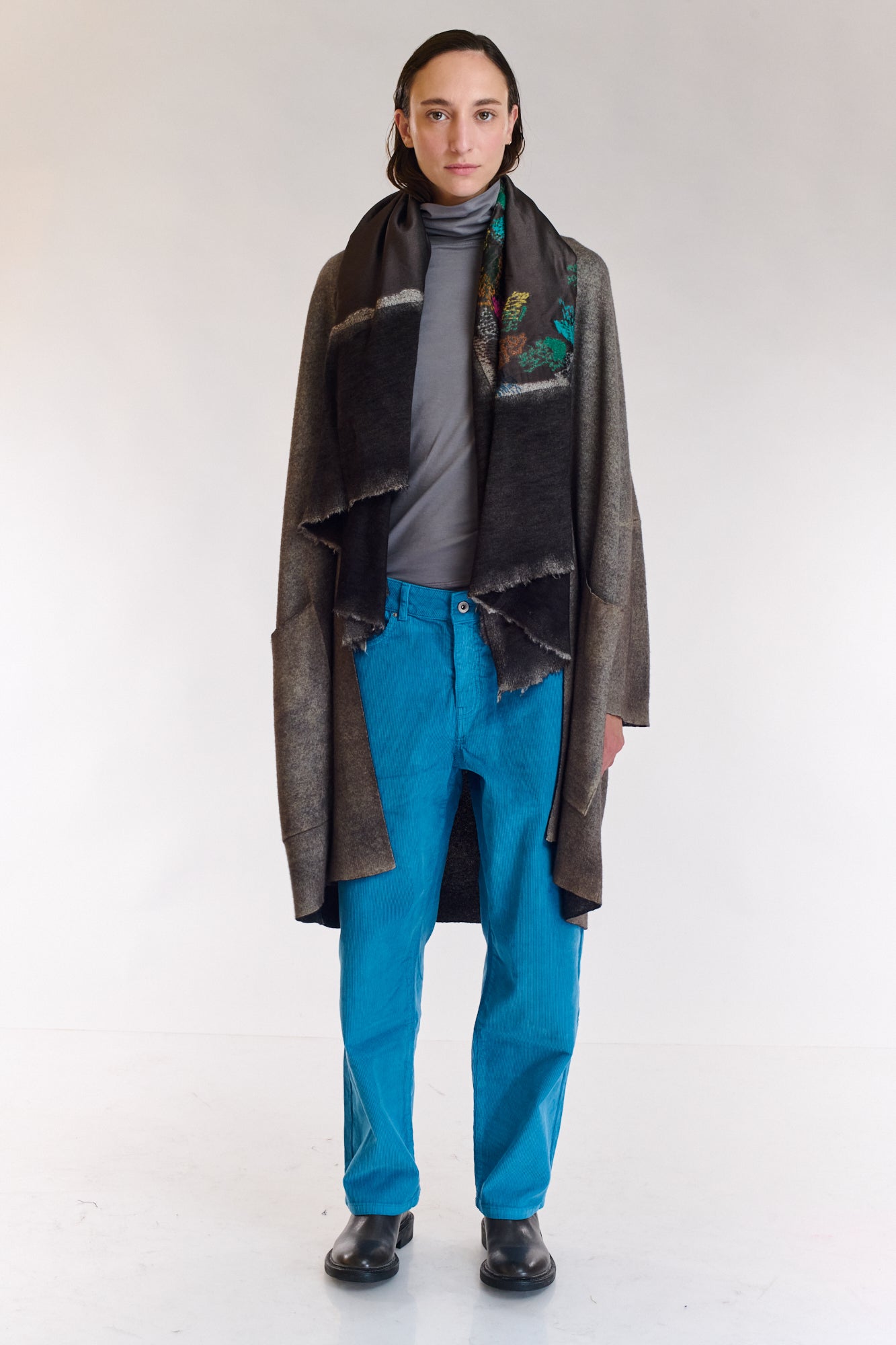 צעיף Vita משי קשמיר שחור