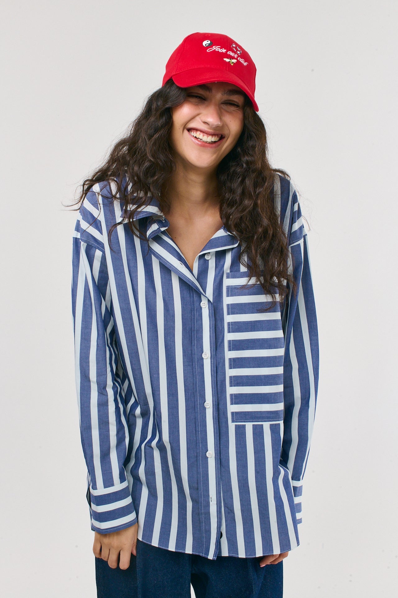 STRIPES PATCH SHIRT