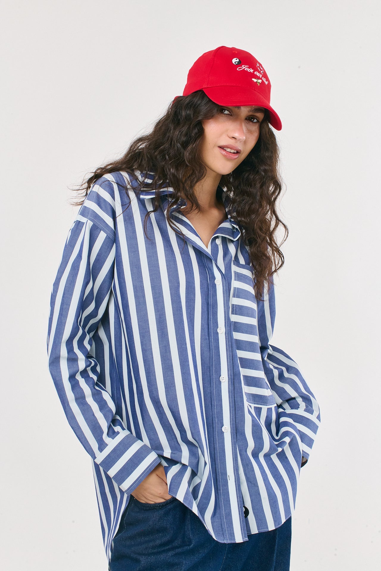 STRIPES PATCH SHIRT