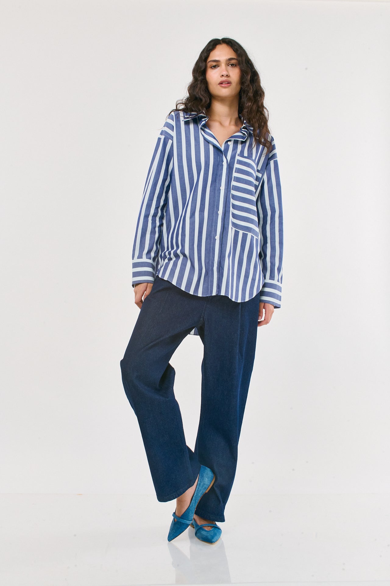 STRIPES PATCH SHIRT
