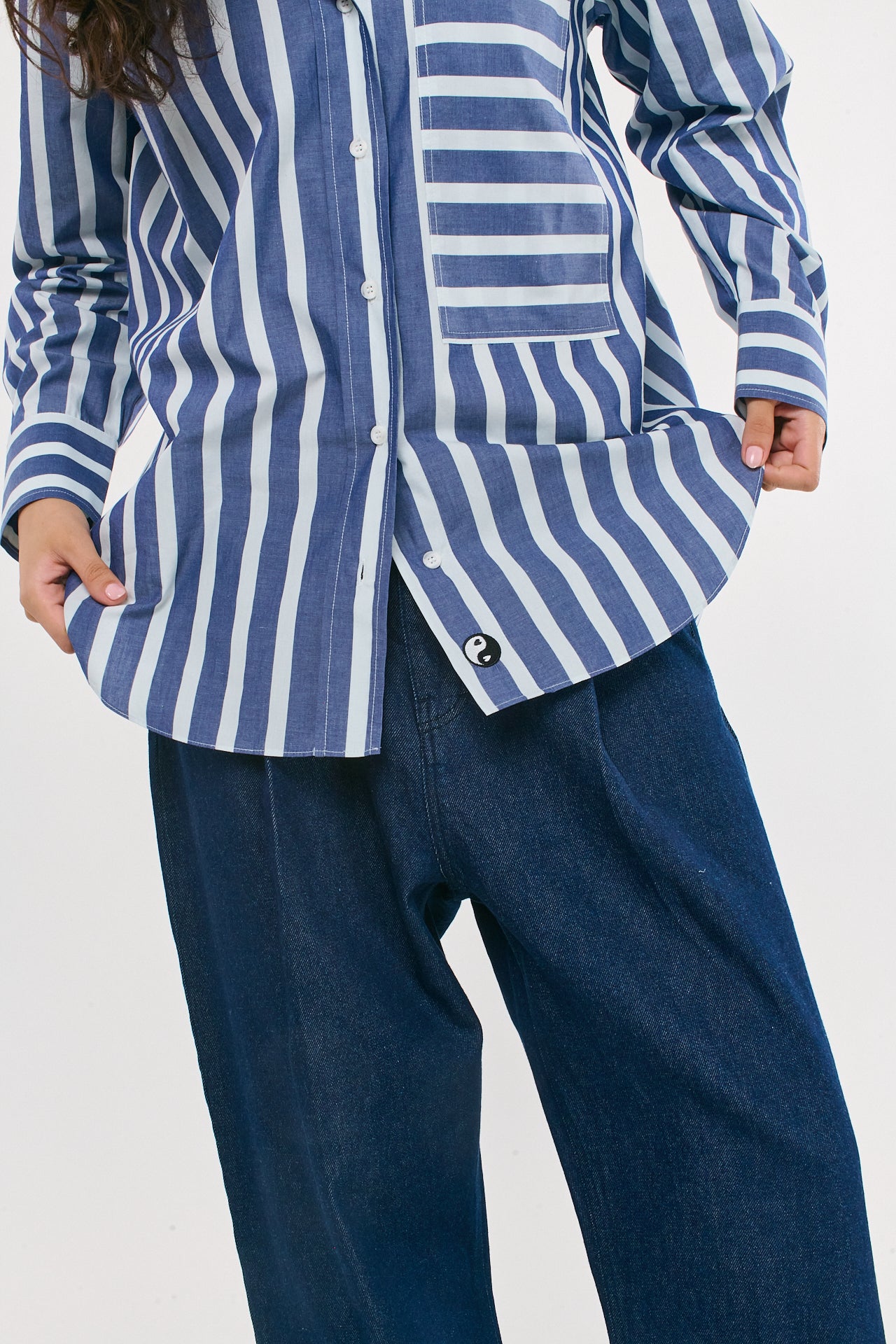 STRIPES PATCH SHIRT