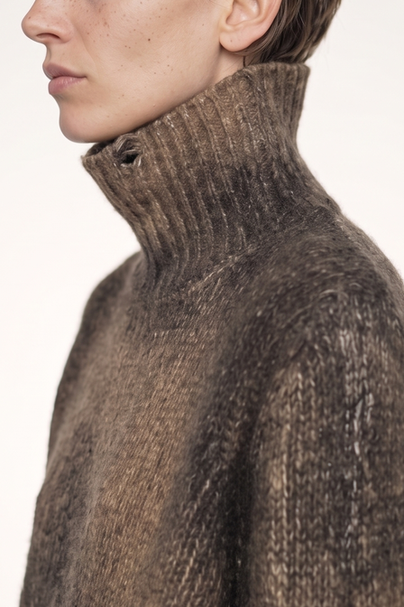Mave High Neck Cashmere Knit