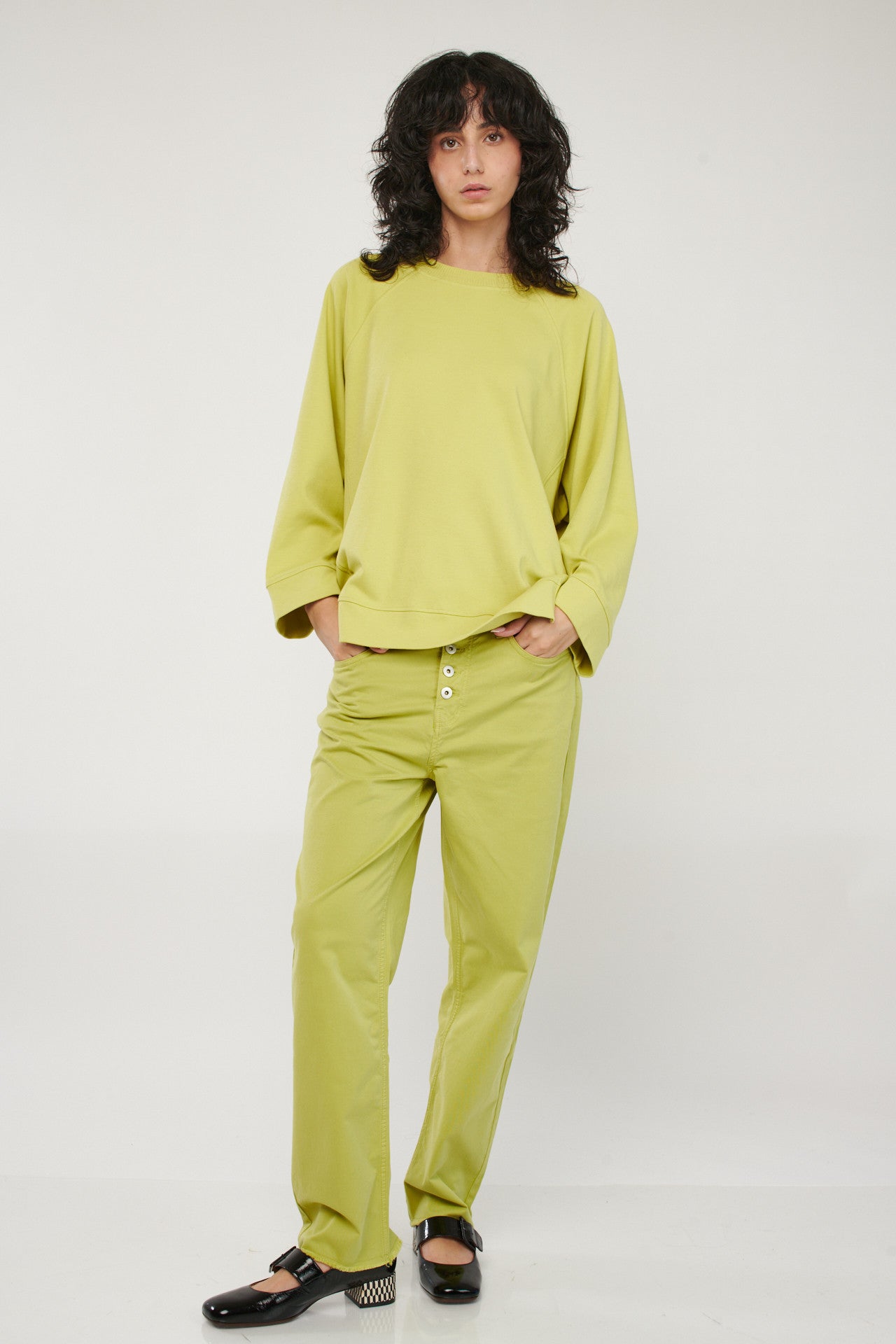 LIME SHARON PANTS