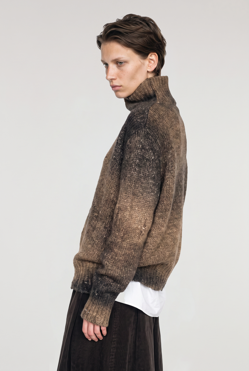 Mave High Neck Cashmere Knit