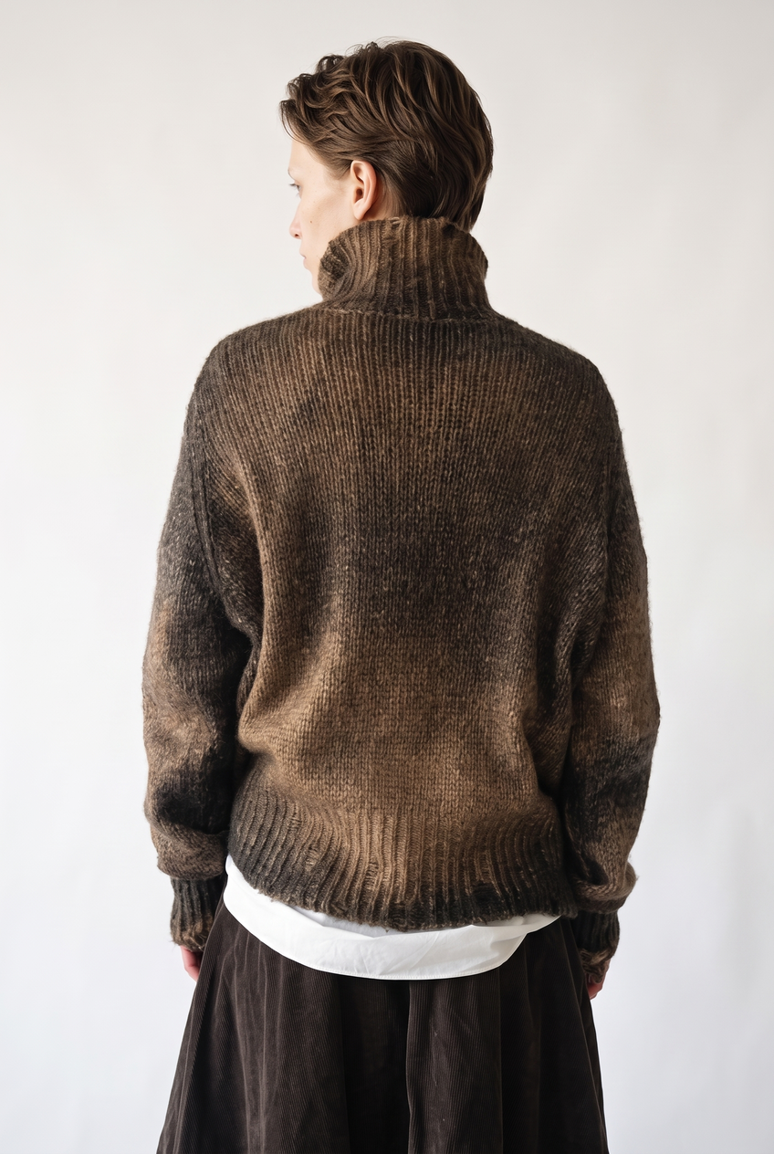 Mave High Neck Cashmere Knit