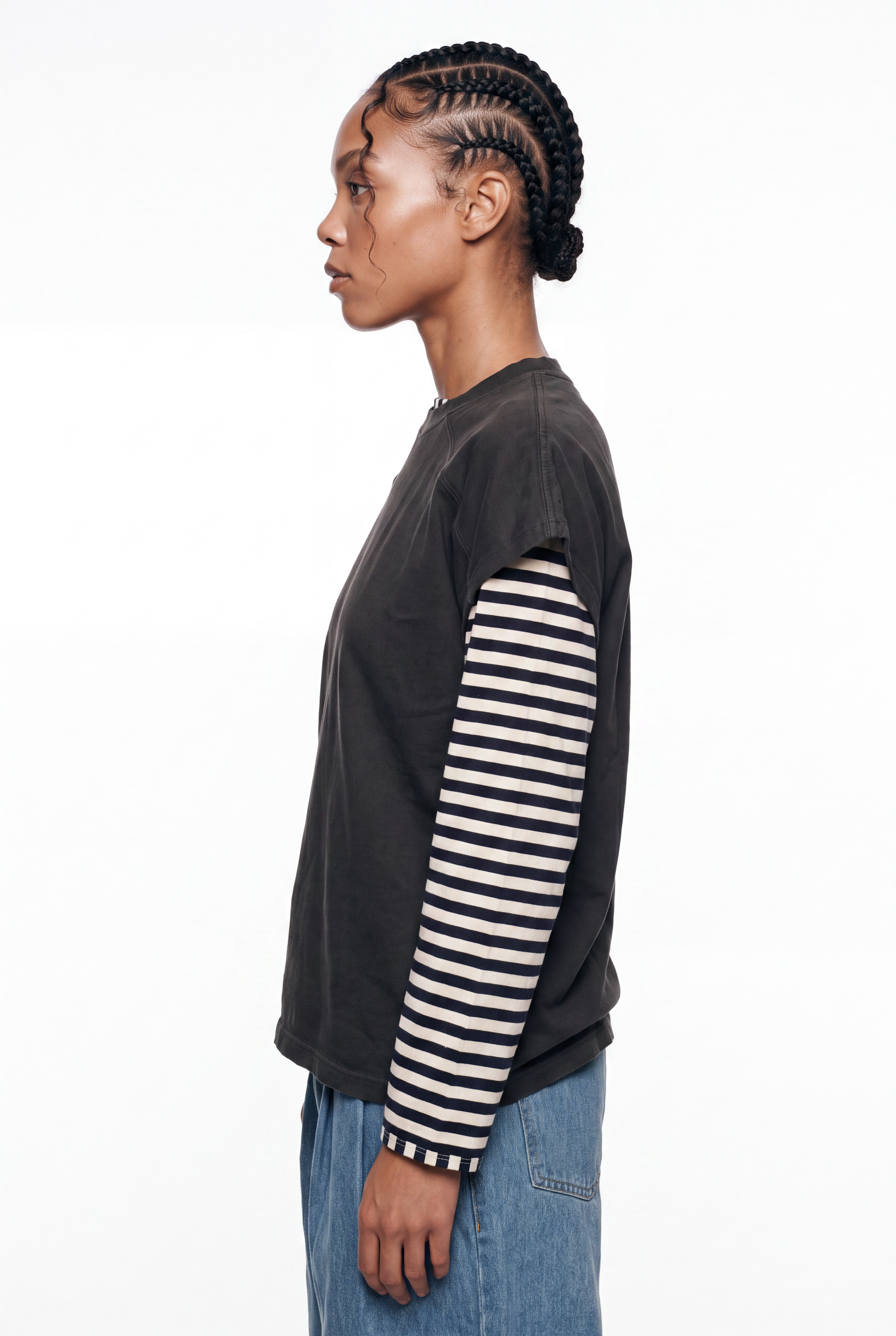 Grey Slab crew neck tee
