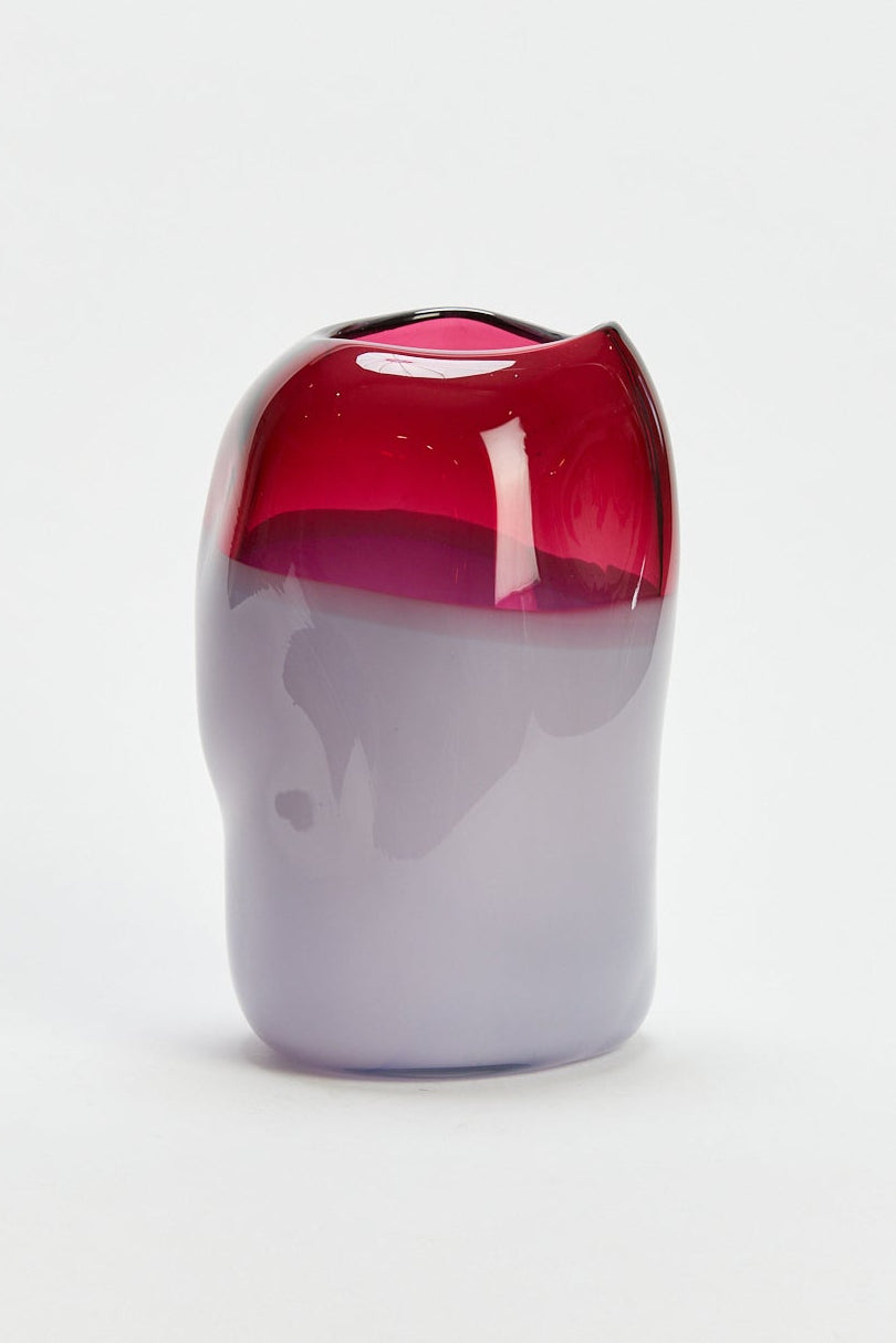 אגרטל צר סגול ורוד