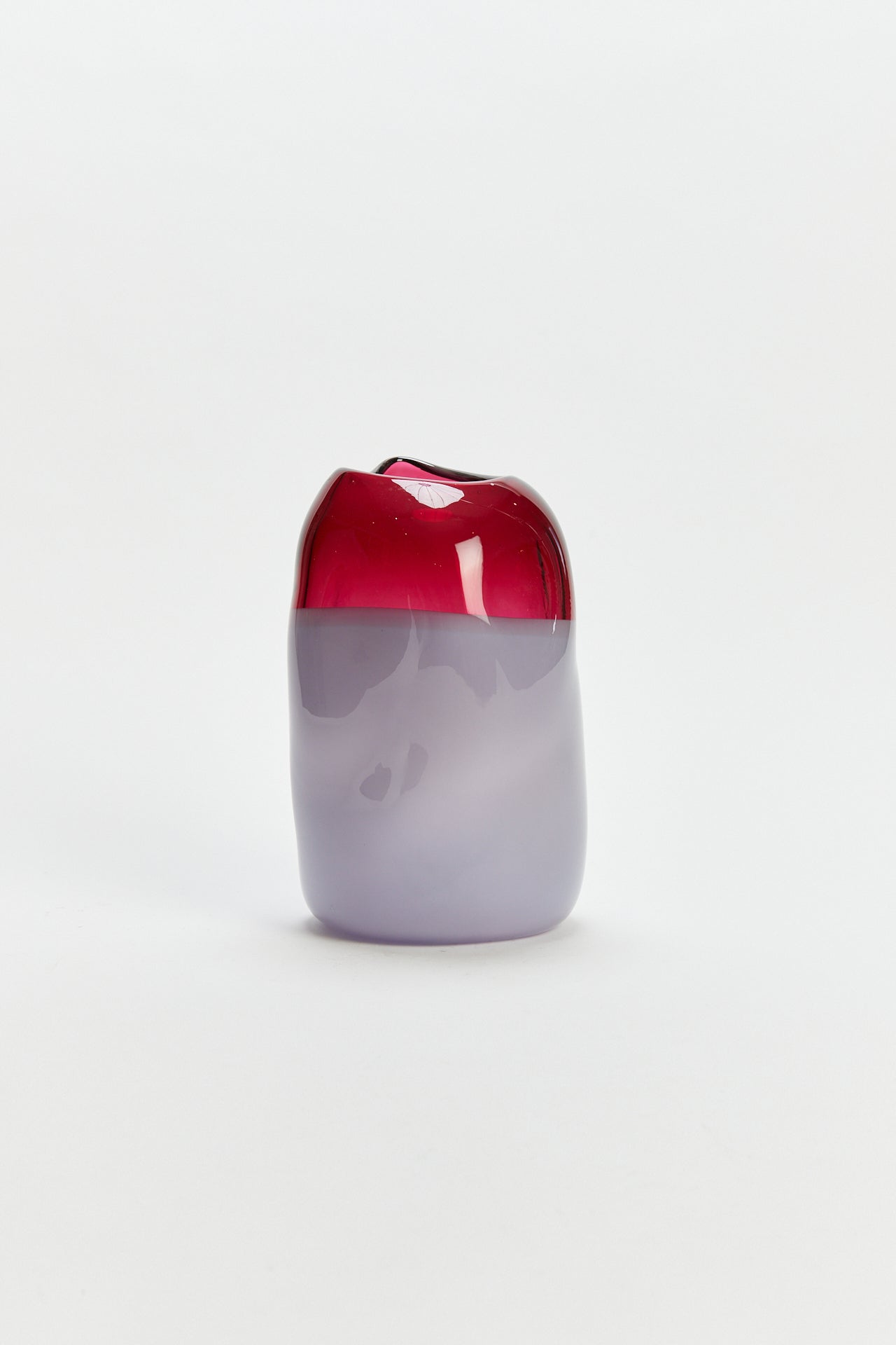 אגרטל צר סגול ורוד