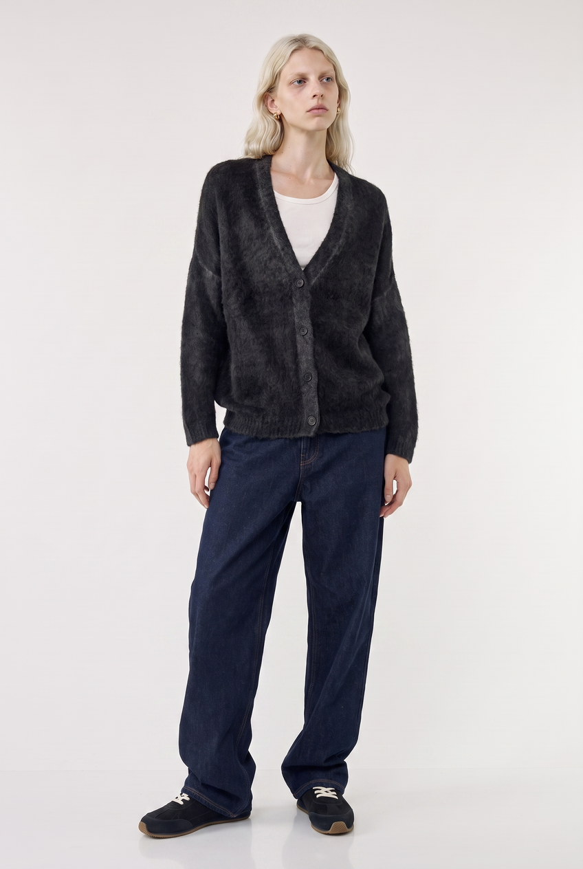 Sora Cashmere & Silk V-Neck Cardigan