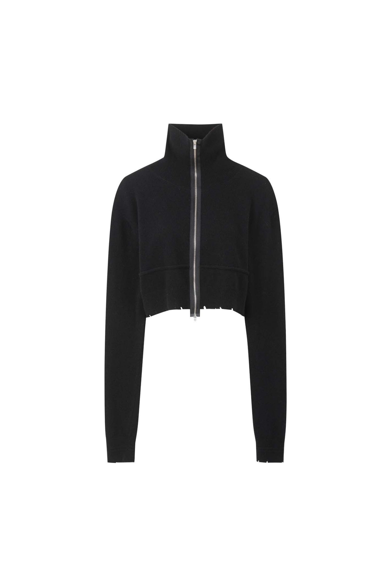 Wool Destroyed Crop Knit