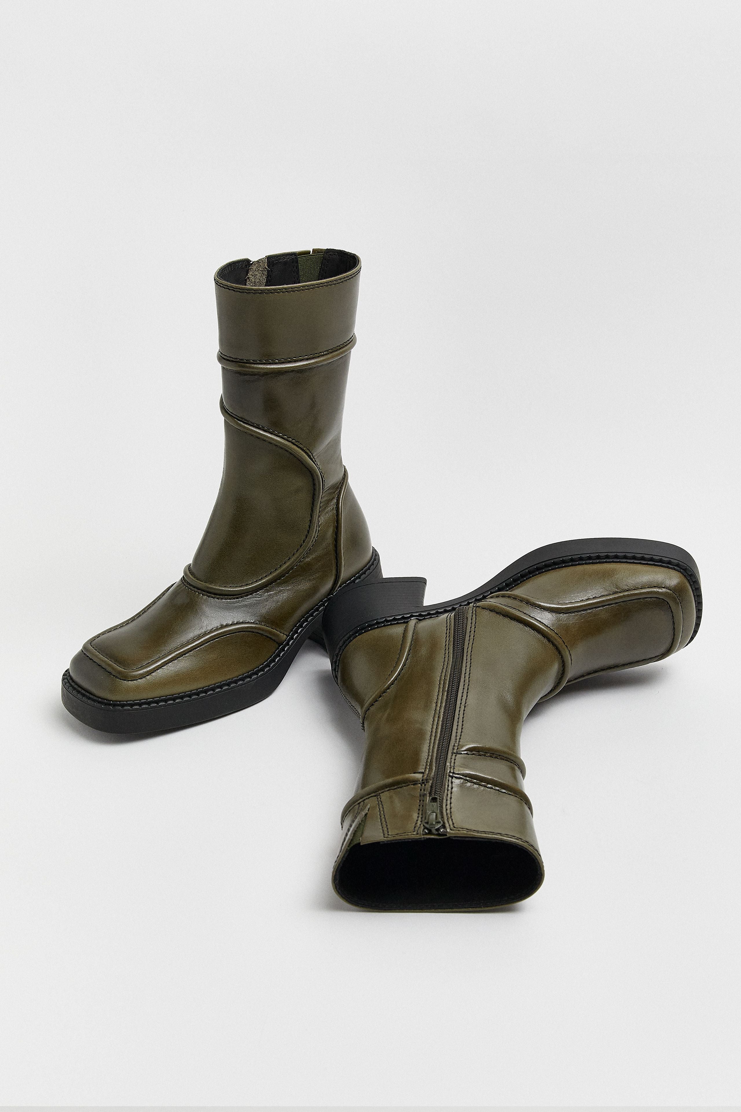 מגף קרסול פלור חאקי