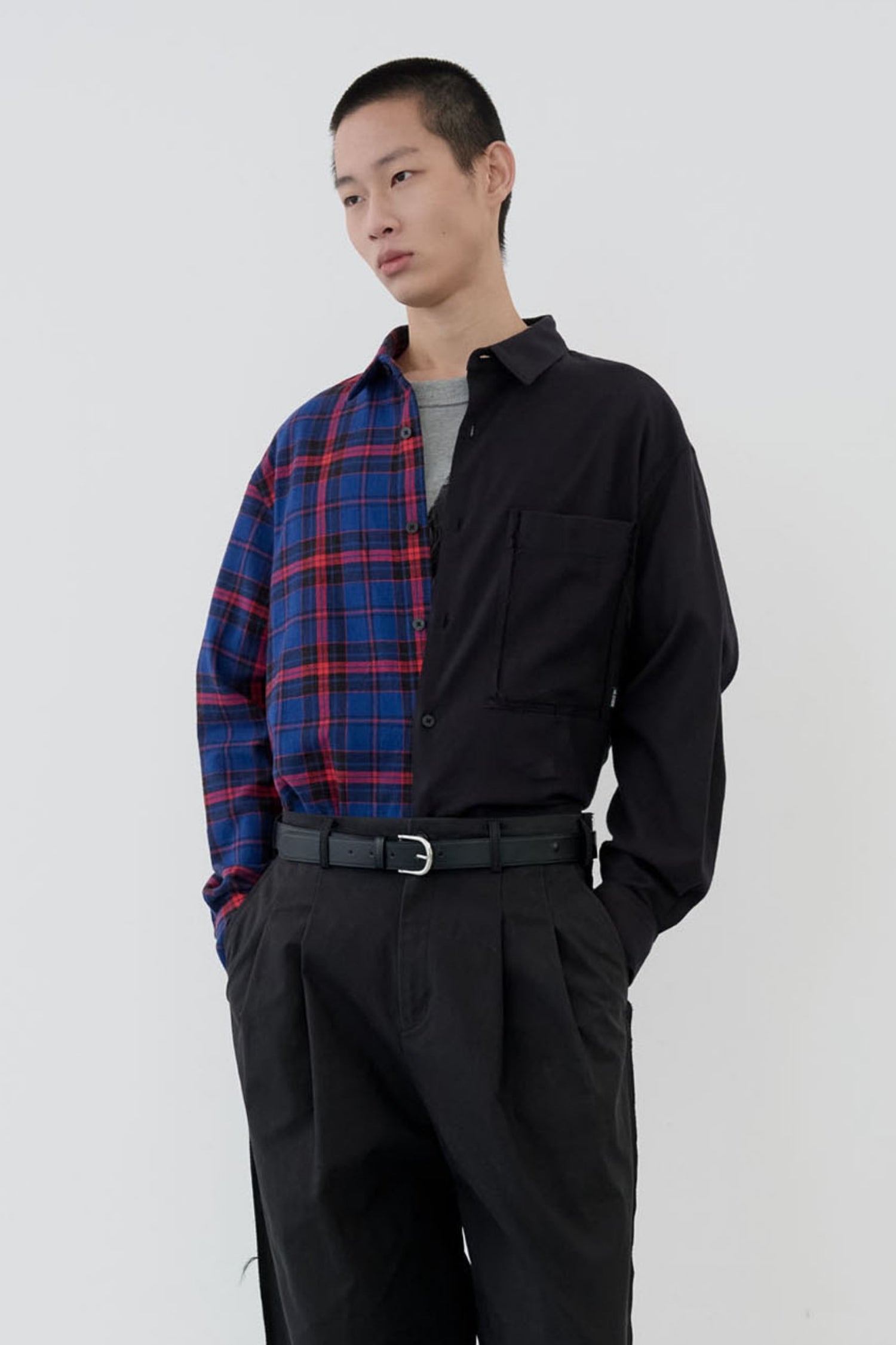 Split-Check Shirt