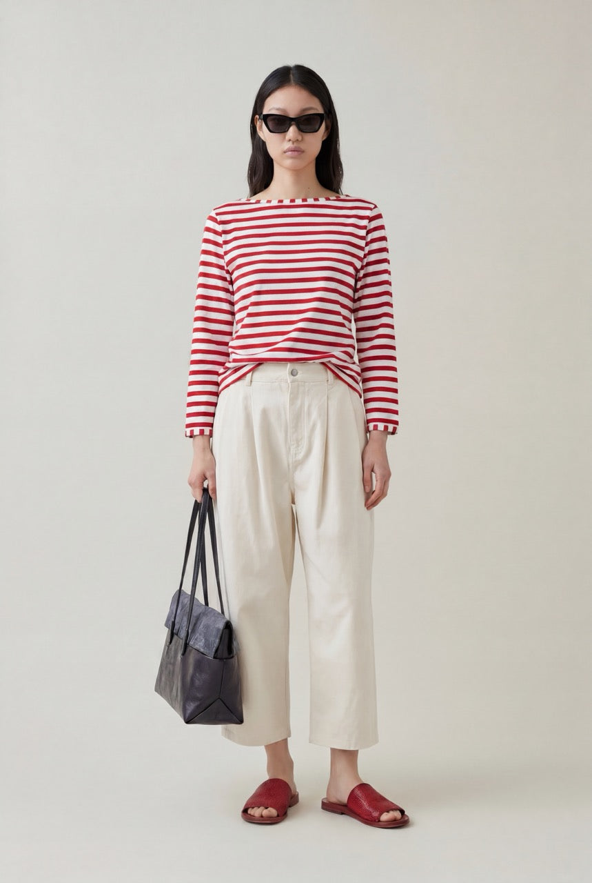 Susan stripes RED shirt