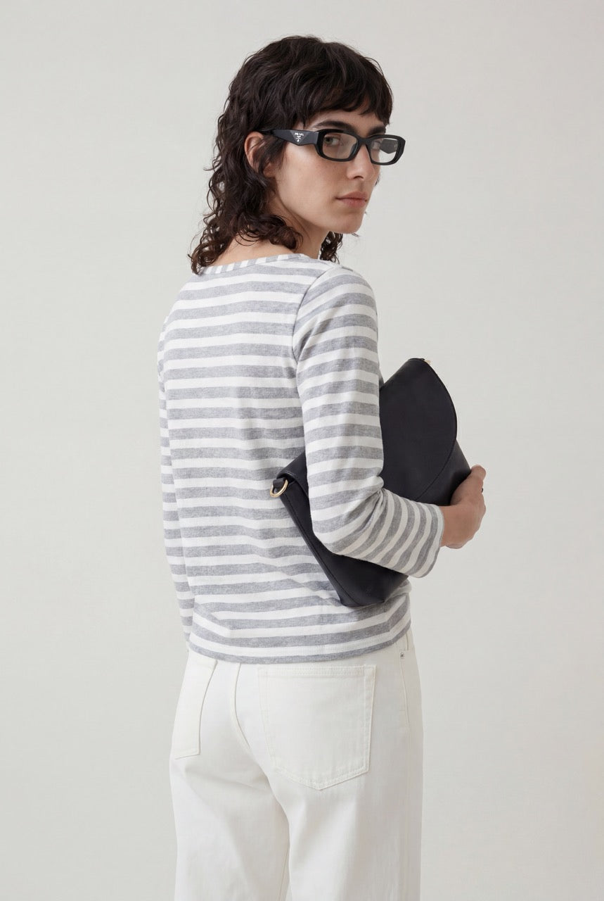 Susan stripes GRAY shirt