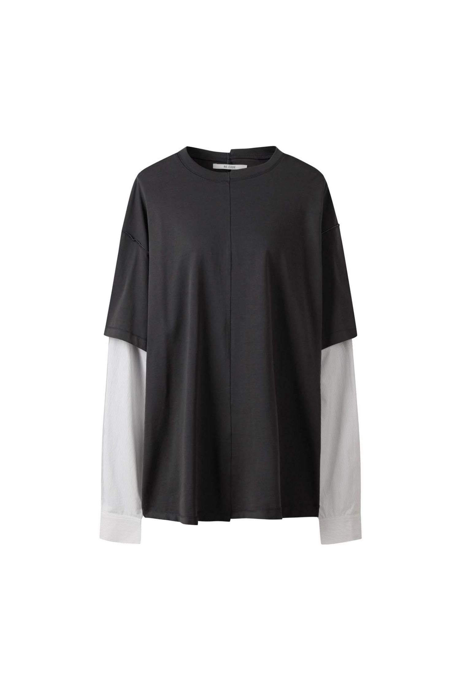 Layered Shirt-Sleeve Tee