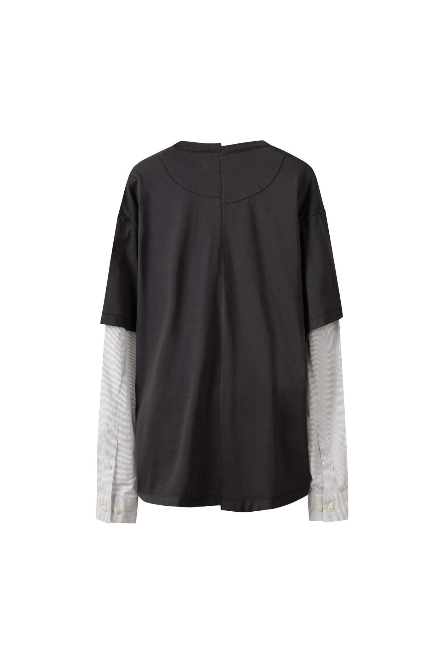 Layered Shirt-Sleeve Tee