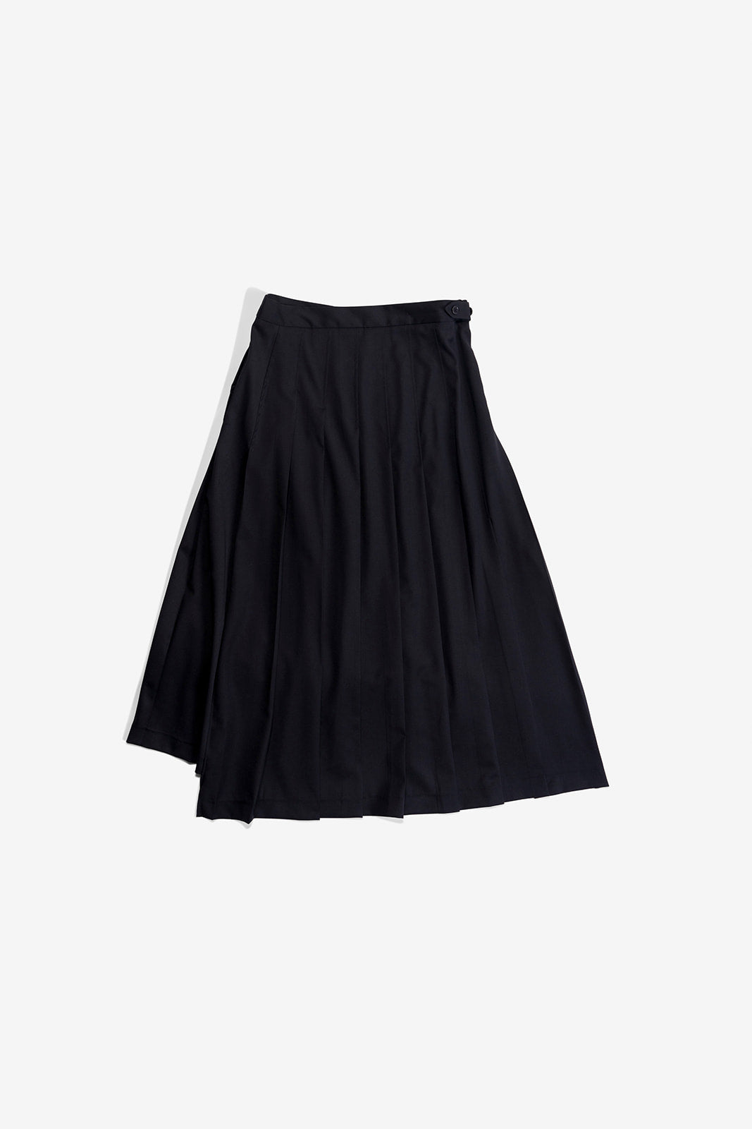 ASYMMETRIC PLEATED SKIRT