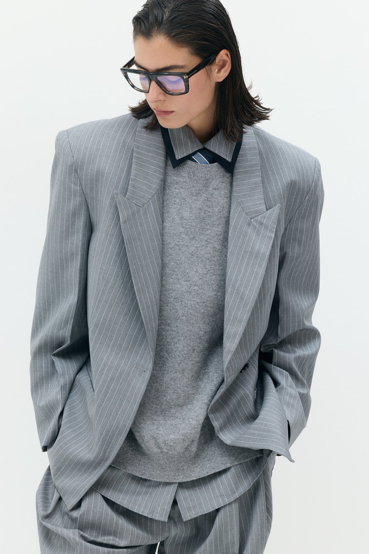 Double-breasted jacket