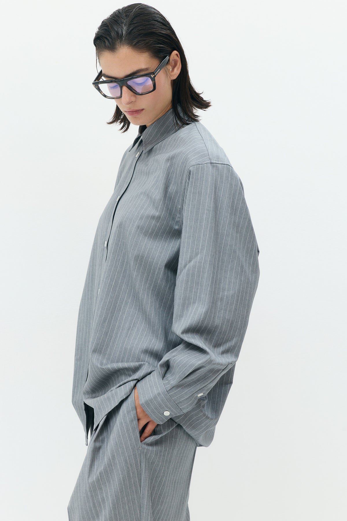 PINO Wool Button-Up Shirt