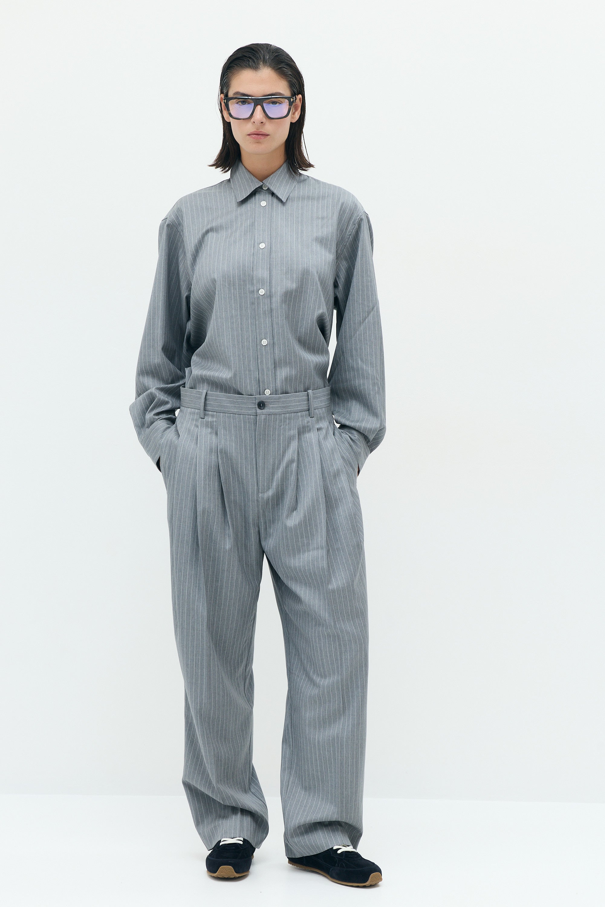PEPPER Tailored Wool Trousers