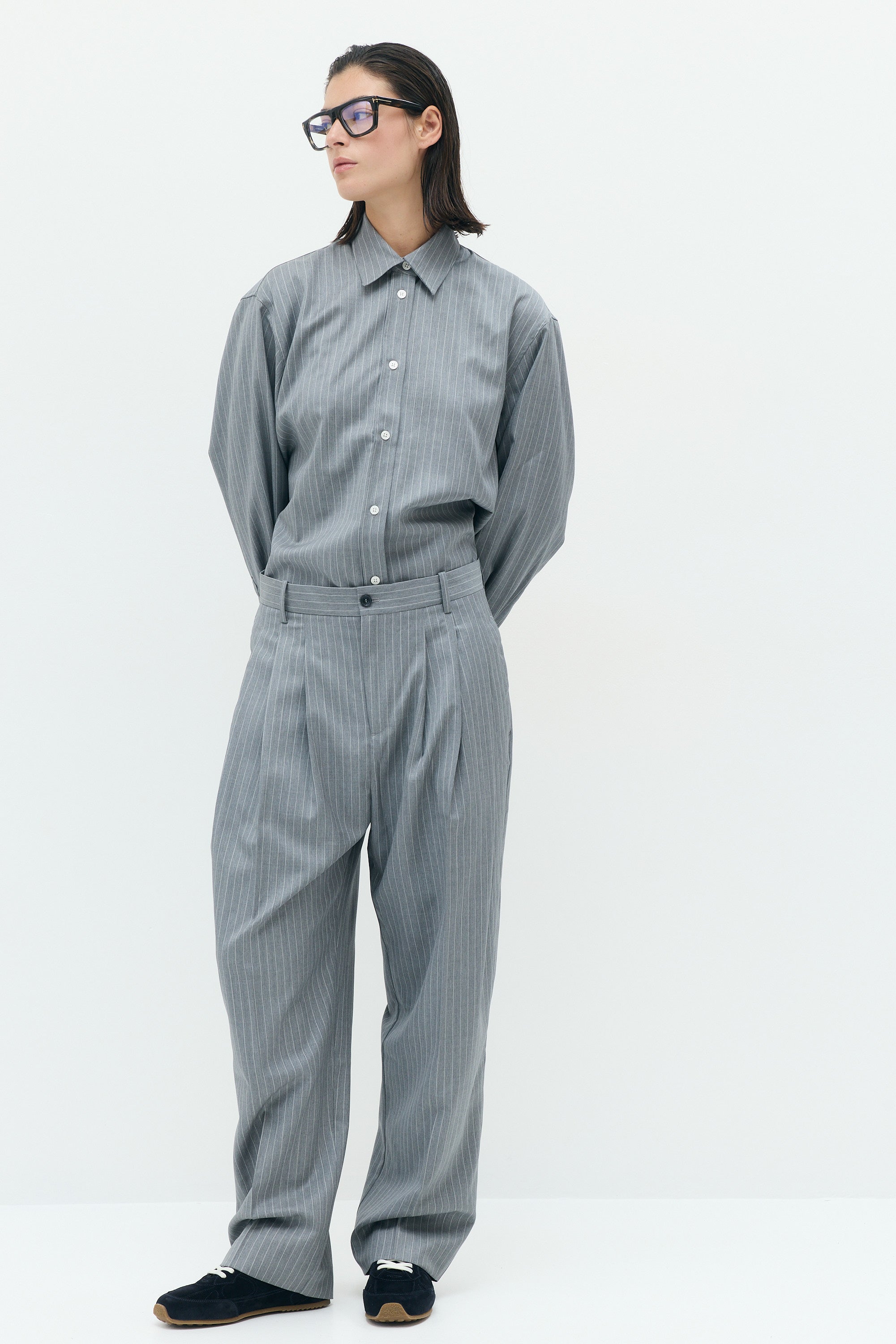 PEPPER Tailored Wool Trousers