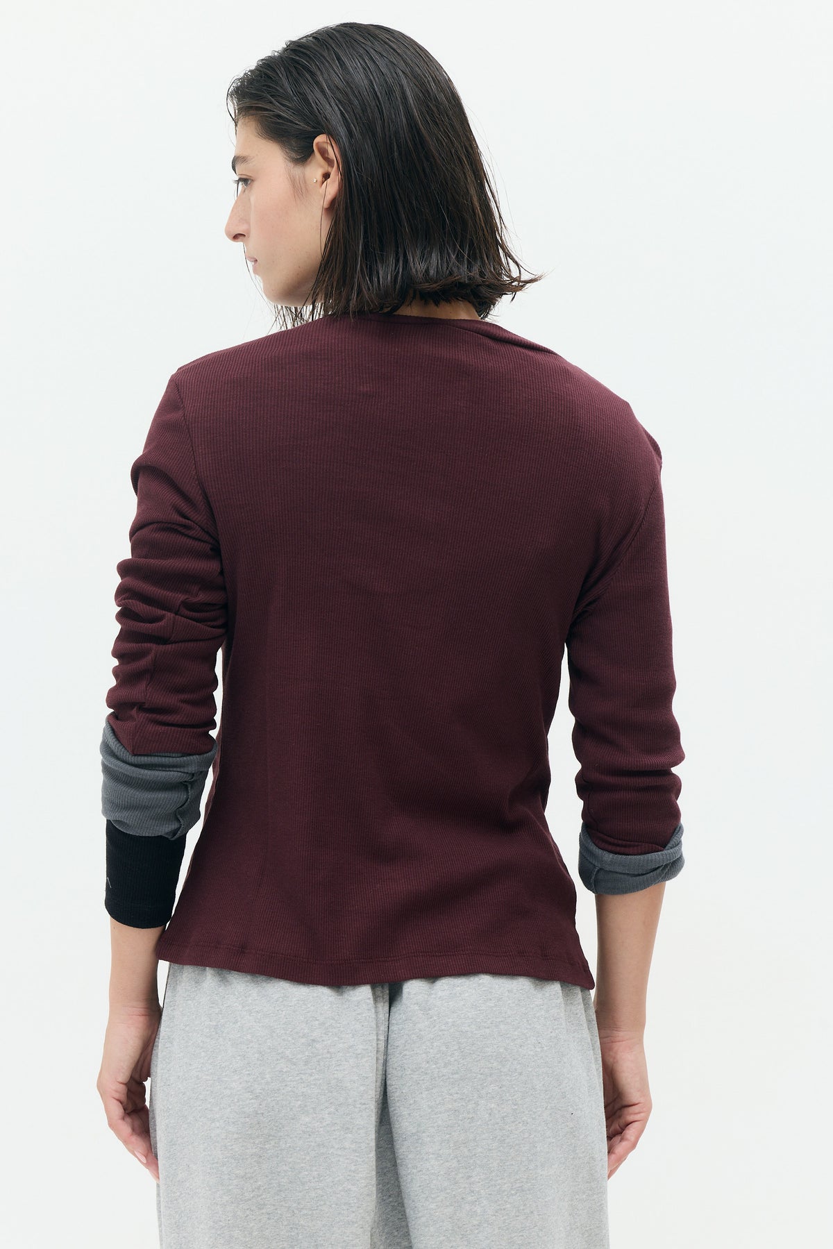 KAY Fitted Button-Front Top
