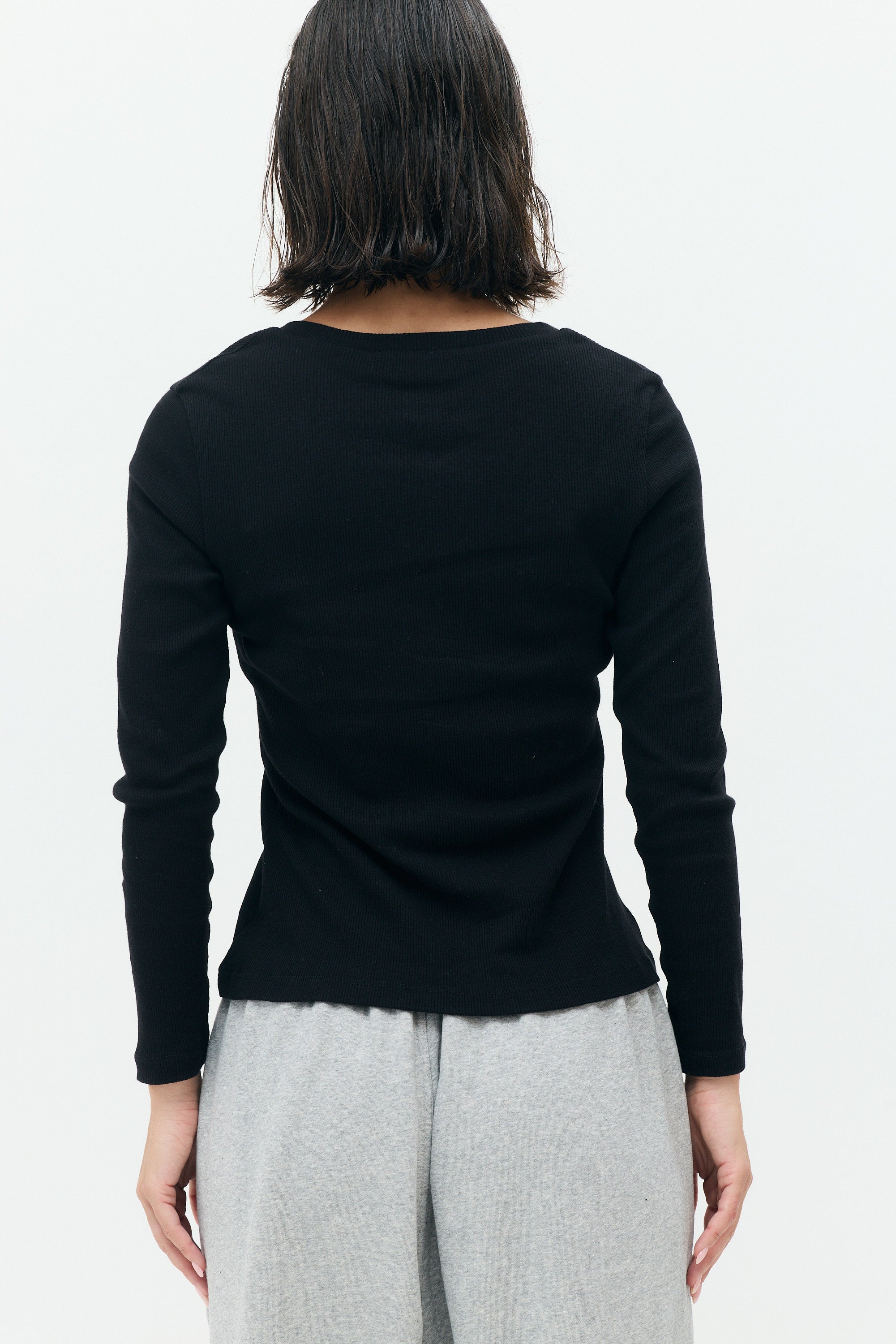 KAY Fitted Button-Front Top