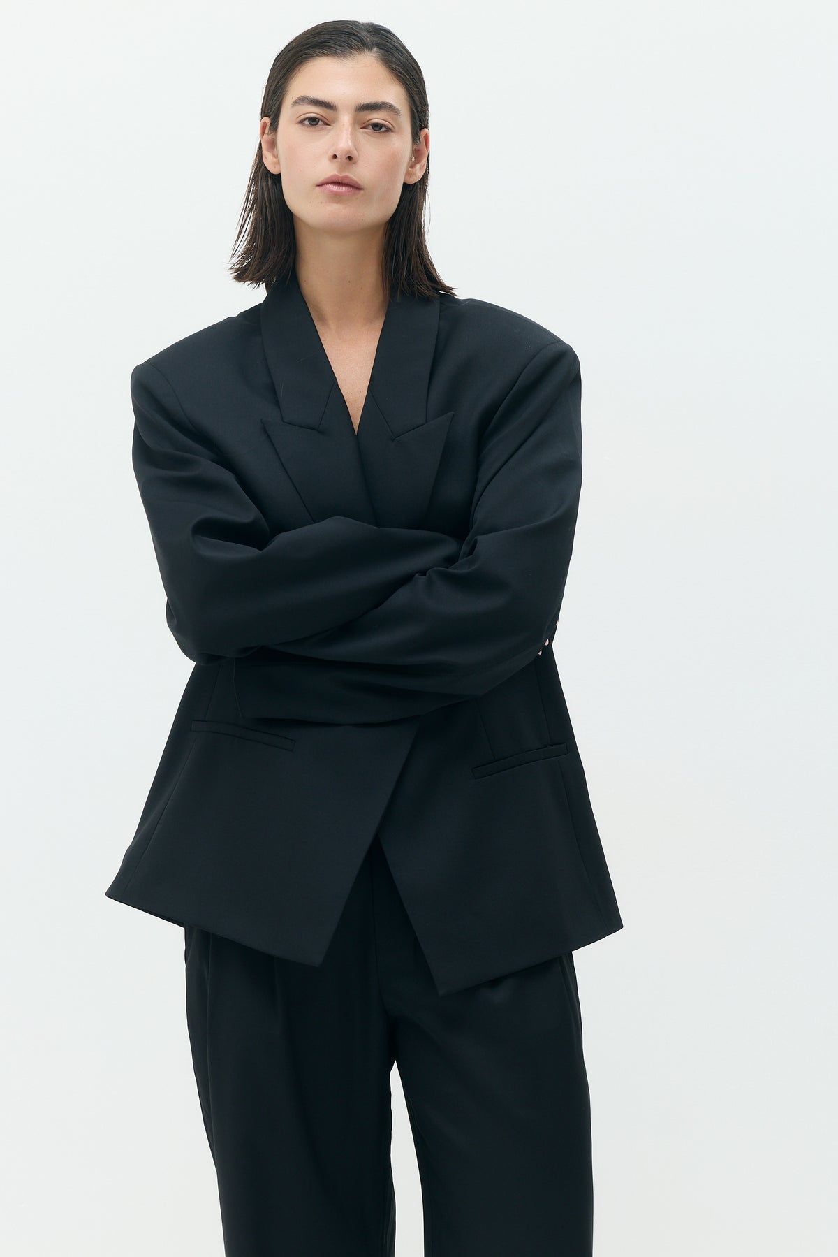 HARPER Double-Breasted Jacket