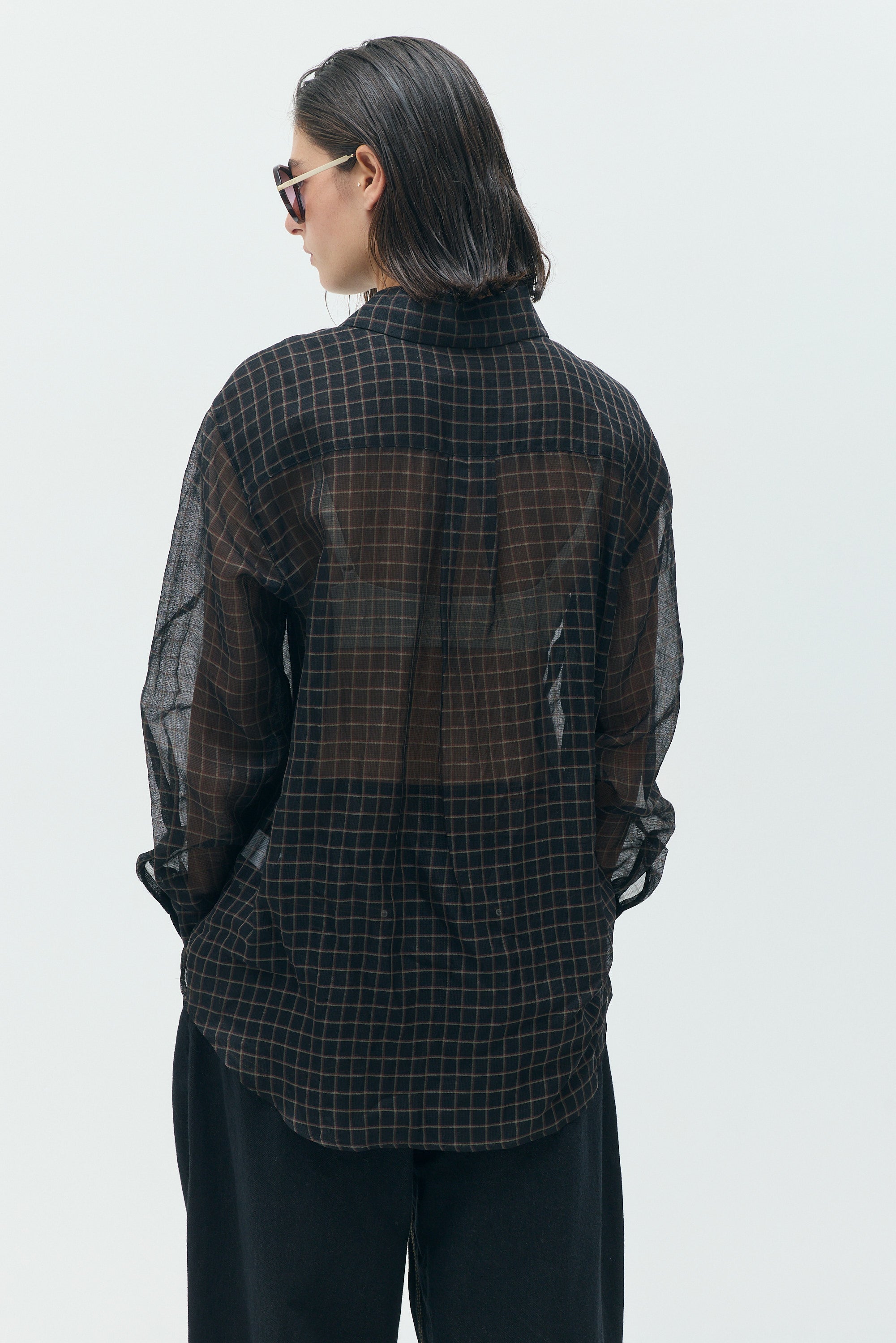 LUNA CHECKS Sheer Check Shirt