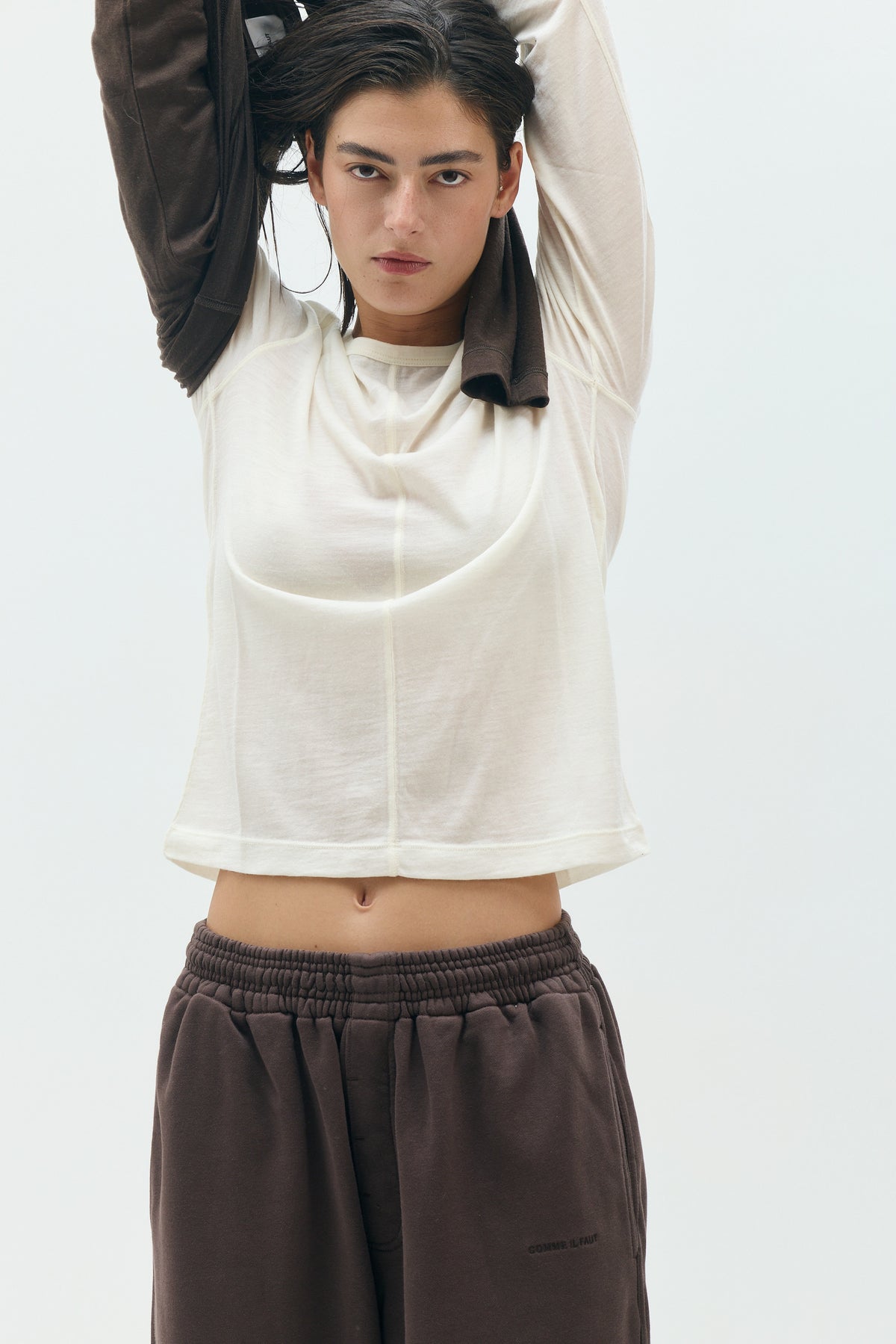 THEA Fine Wool Long-Sleeve Top