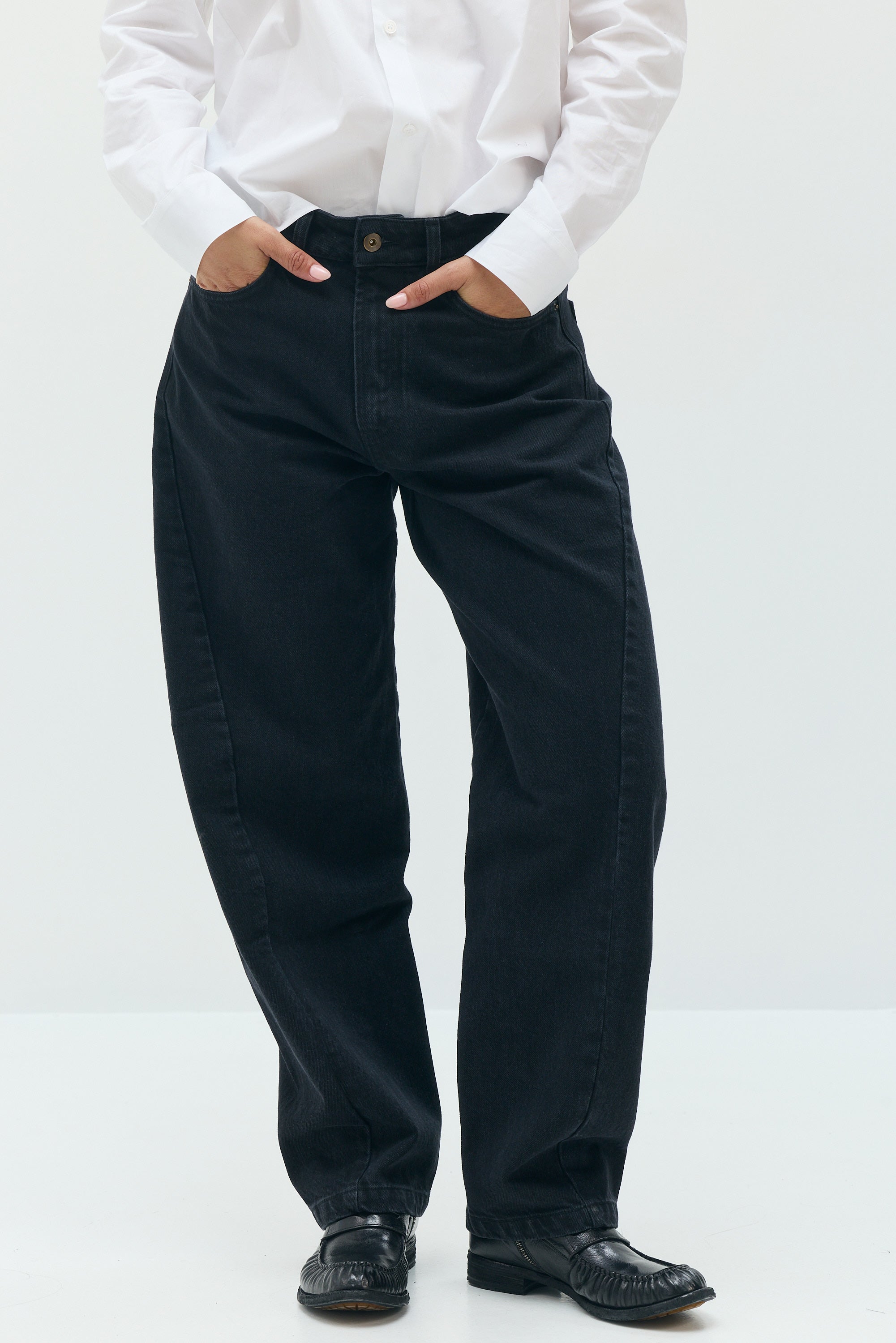 EDIE Twisted-Seam Jeans