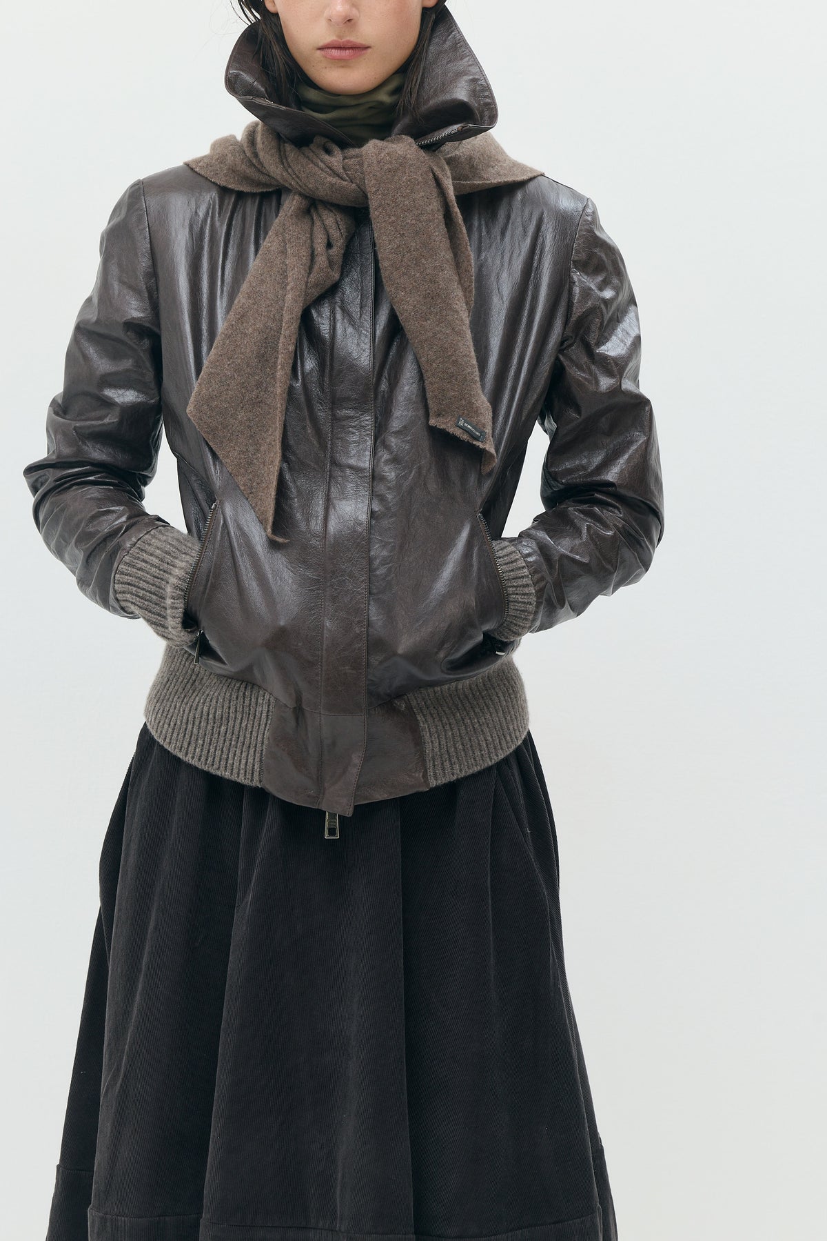 Triax Brown Scarf