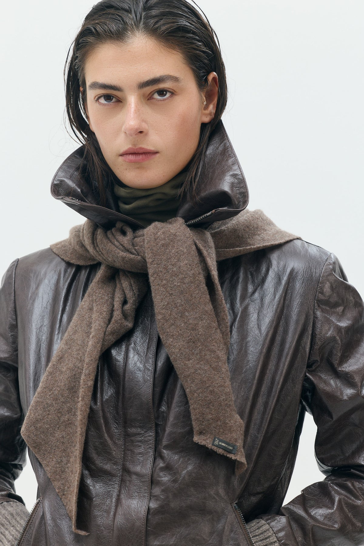 Triax Brown Scarf