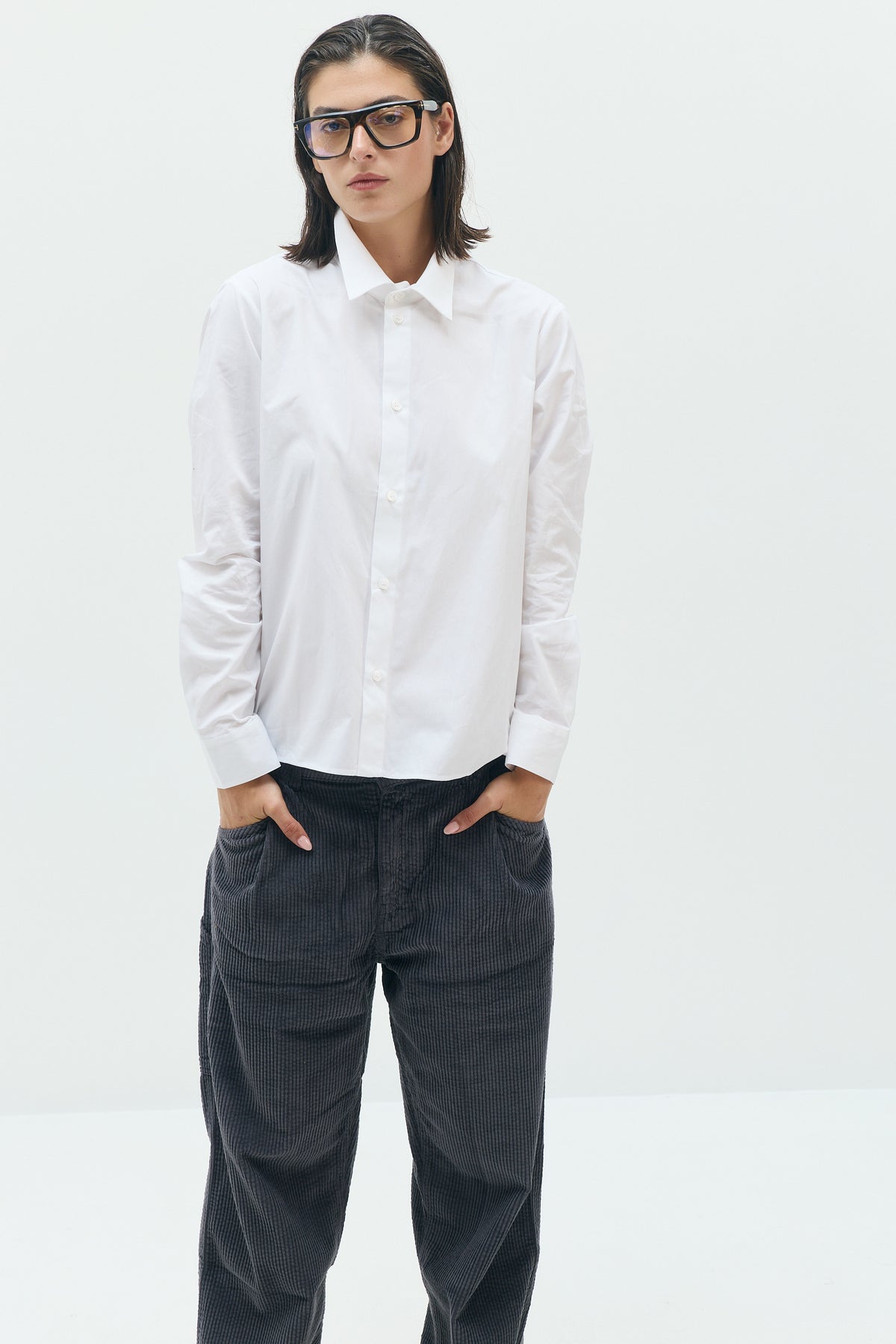 CÉCILE  Corduroy Cargo Trousers
