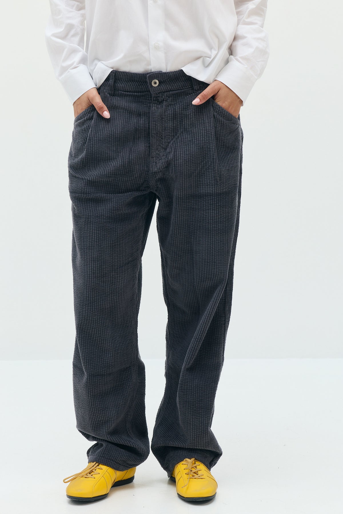 CÉCILE  Corduroy Cargo Trousers