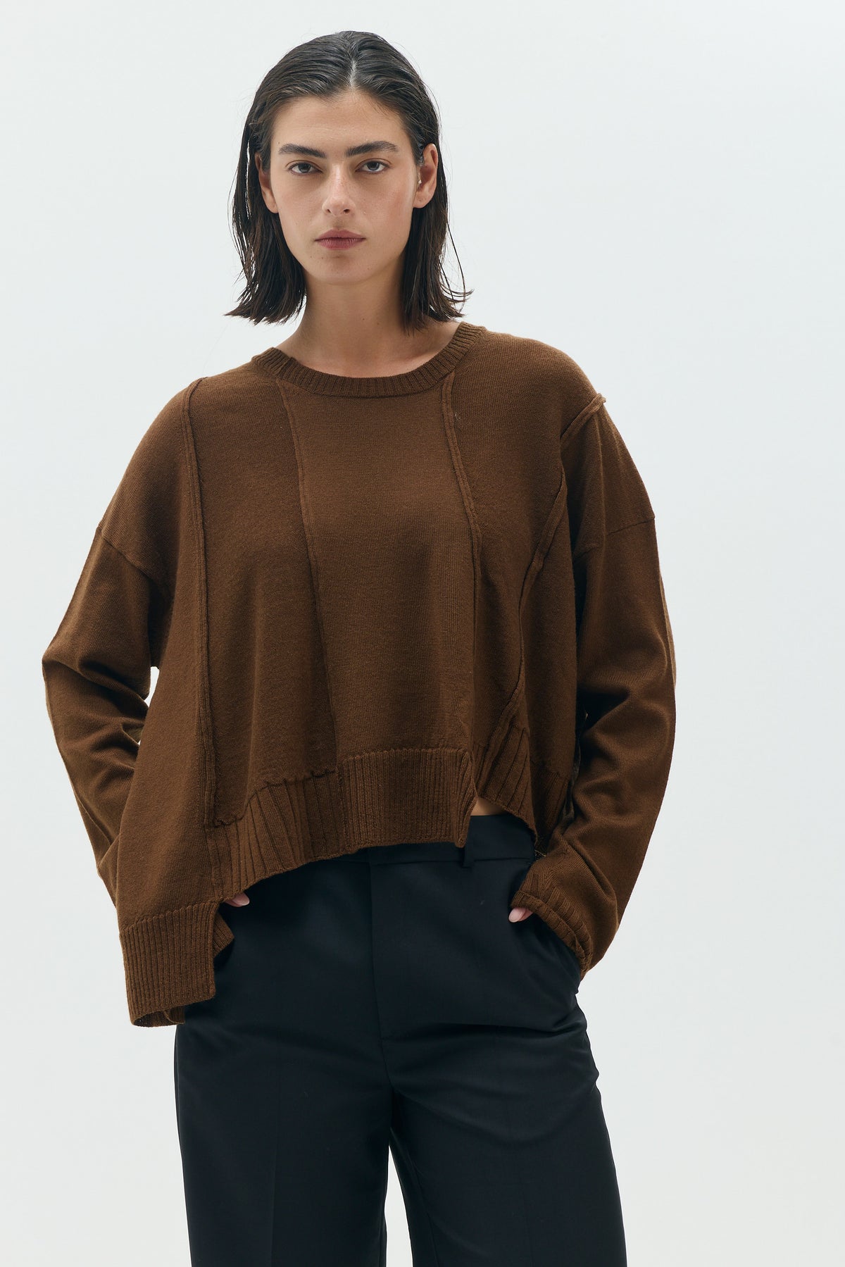 Chocolate Patch Pullover
