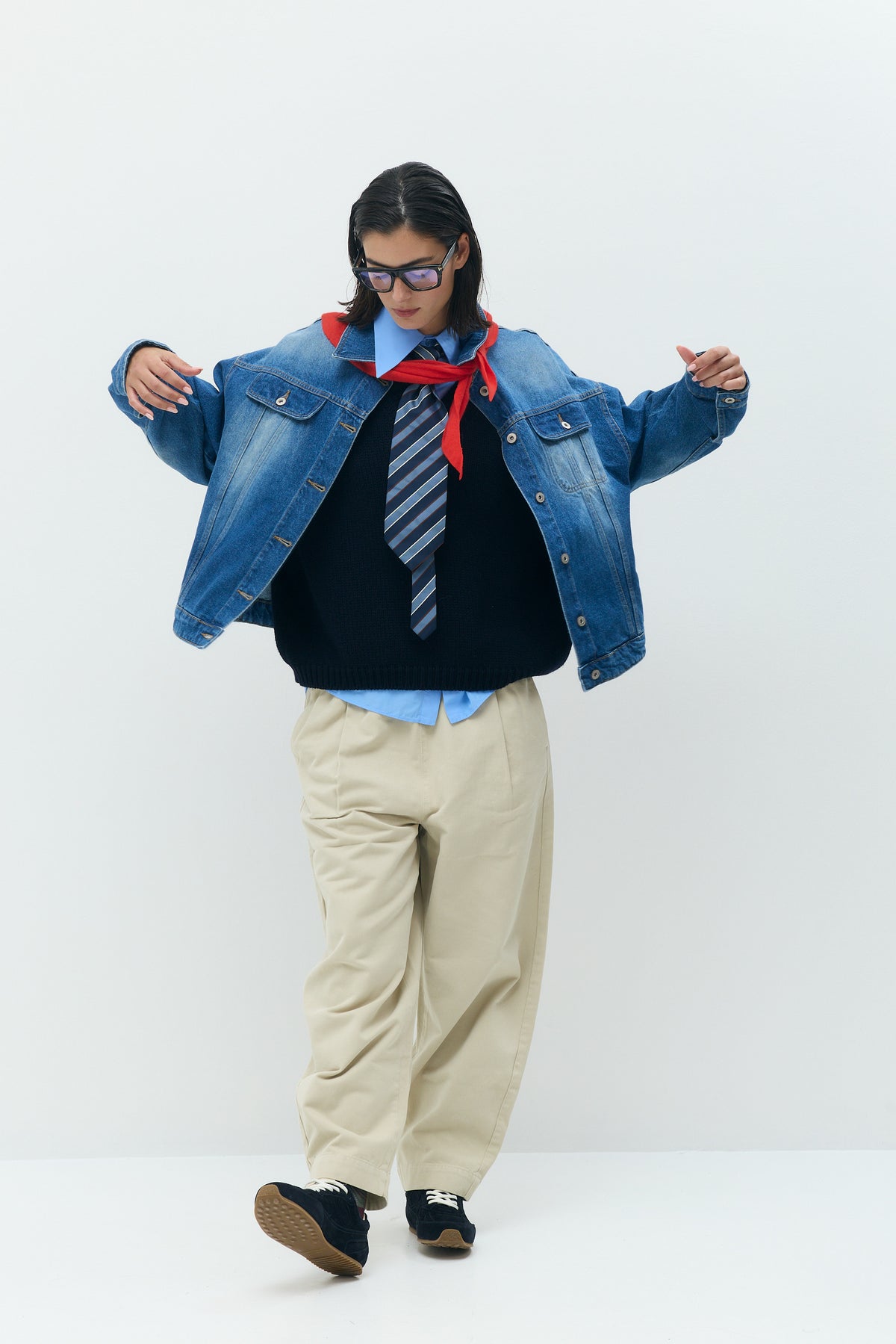 BLUE DENIM JACKET- RELAXED FIT