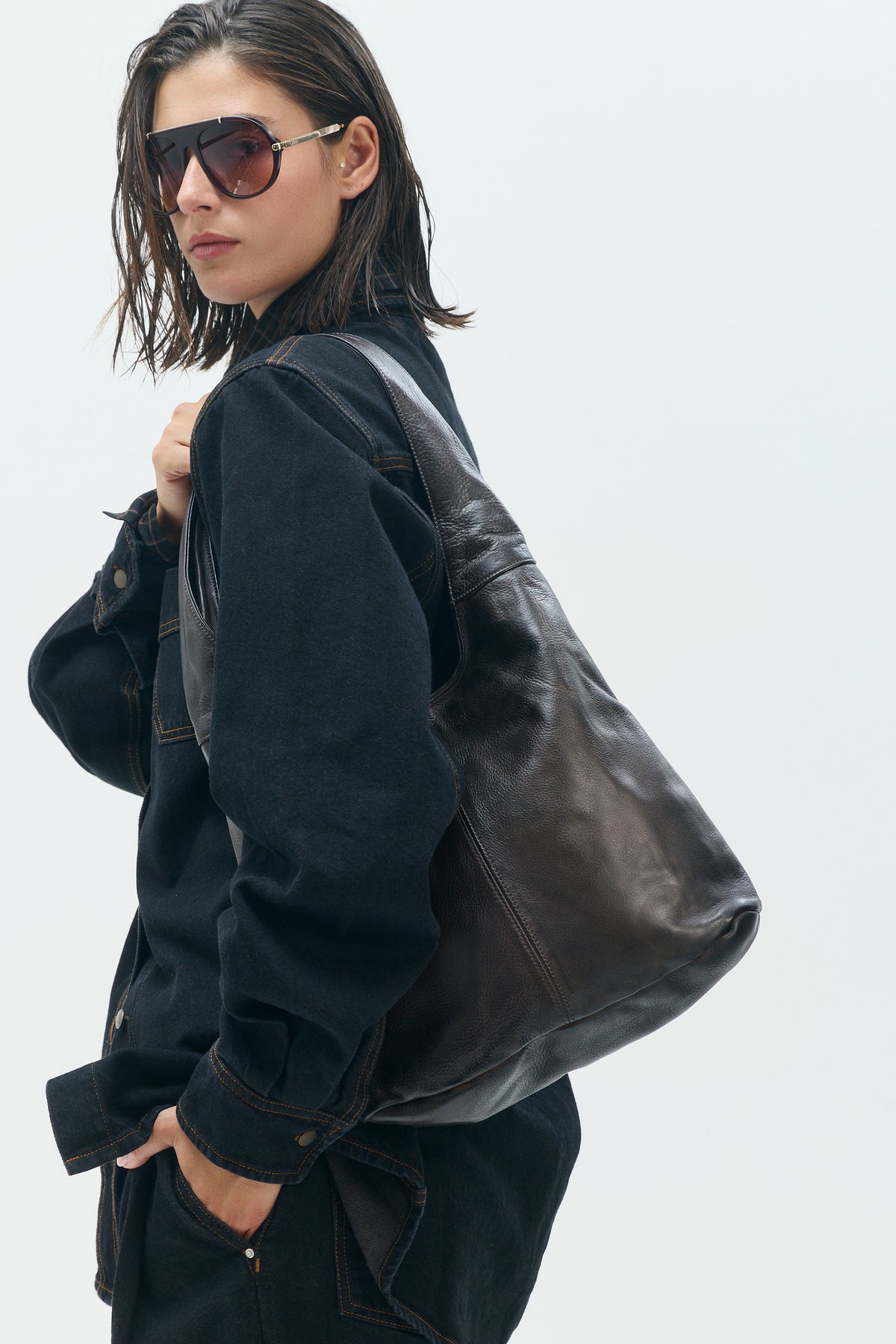 Moonrise Royal Brown Bag