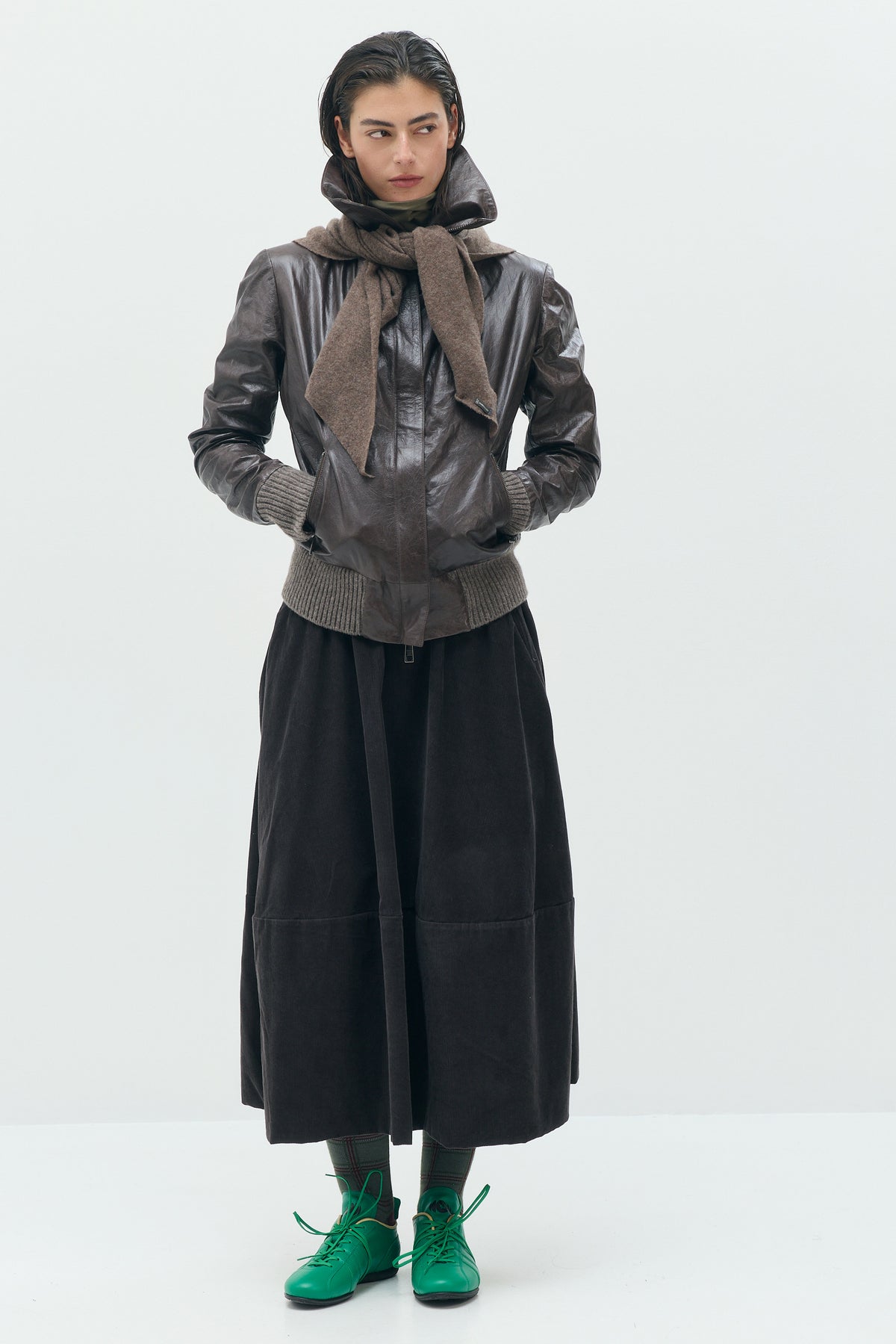 Triax Brown Scarf