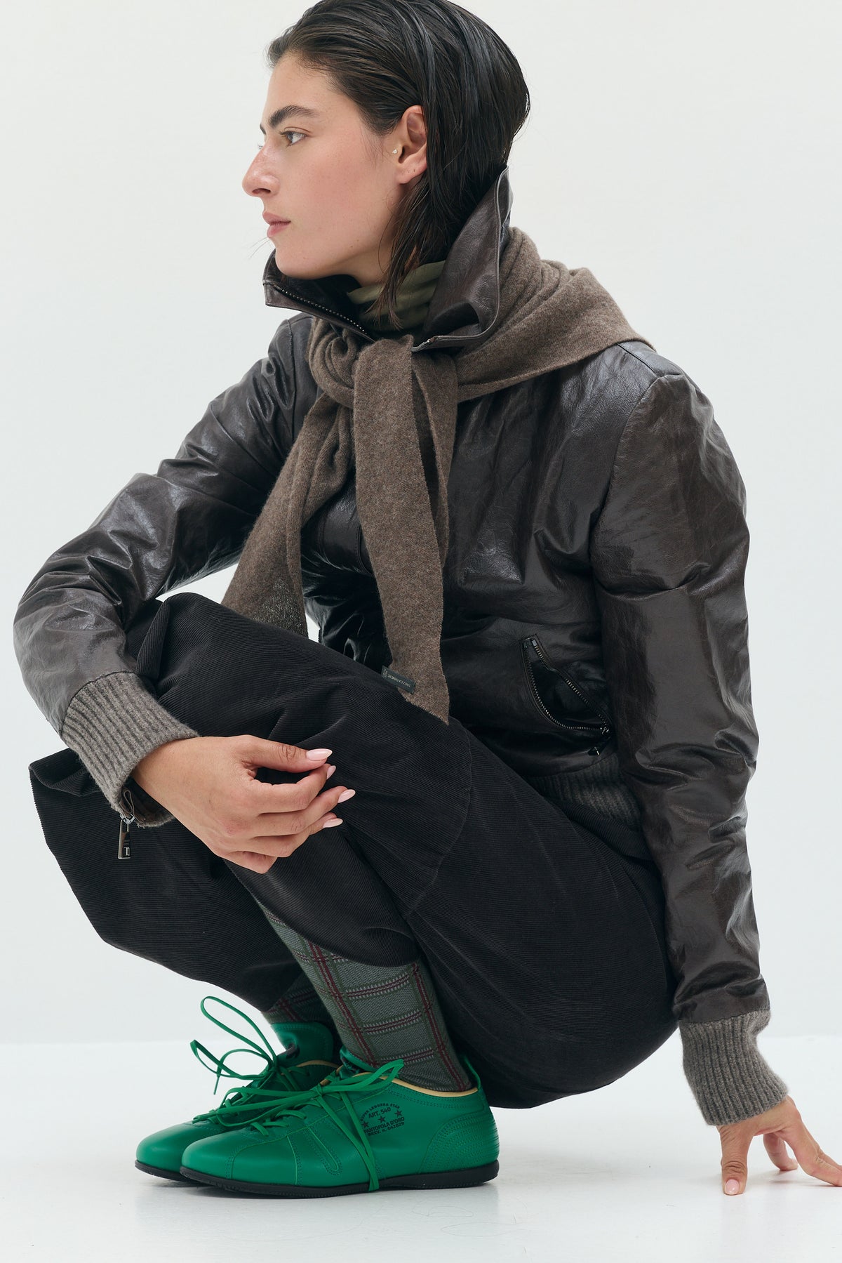Triax Brown Scarf