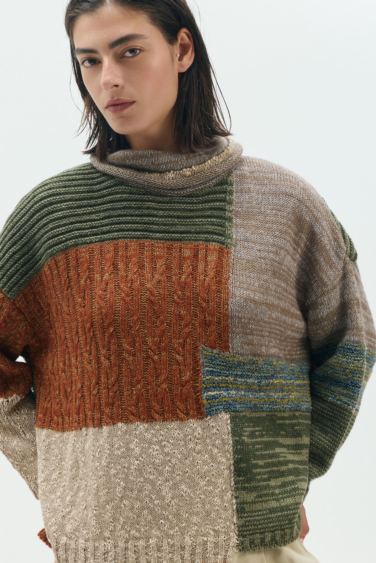 Colored Knitted Top