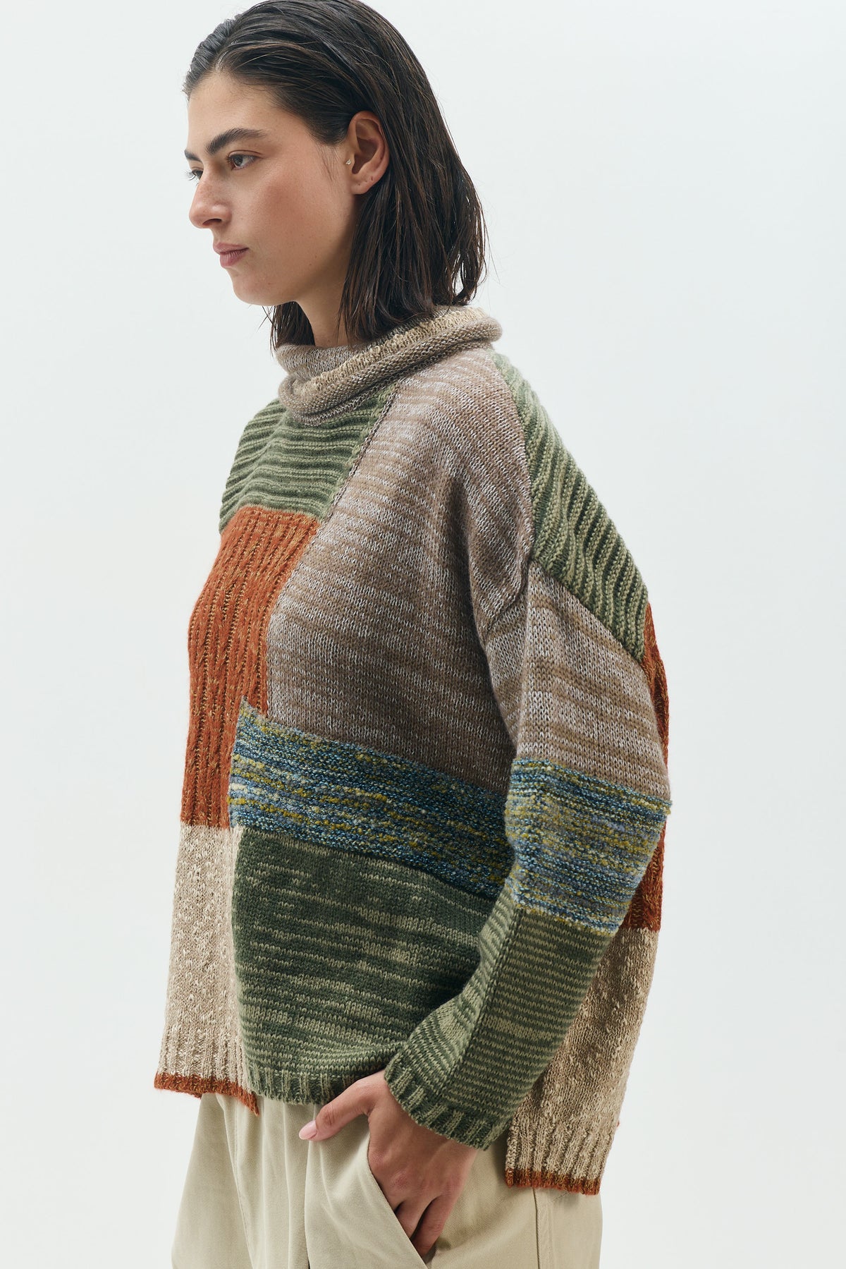 Colored Knitted Top