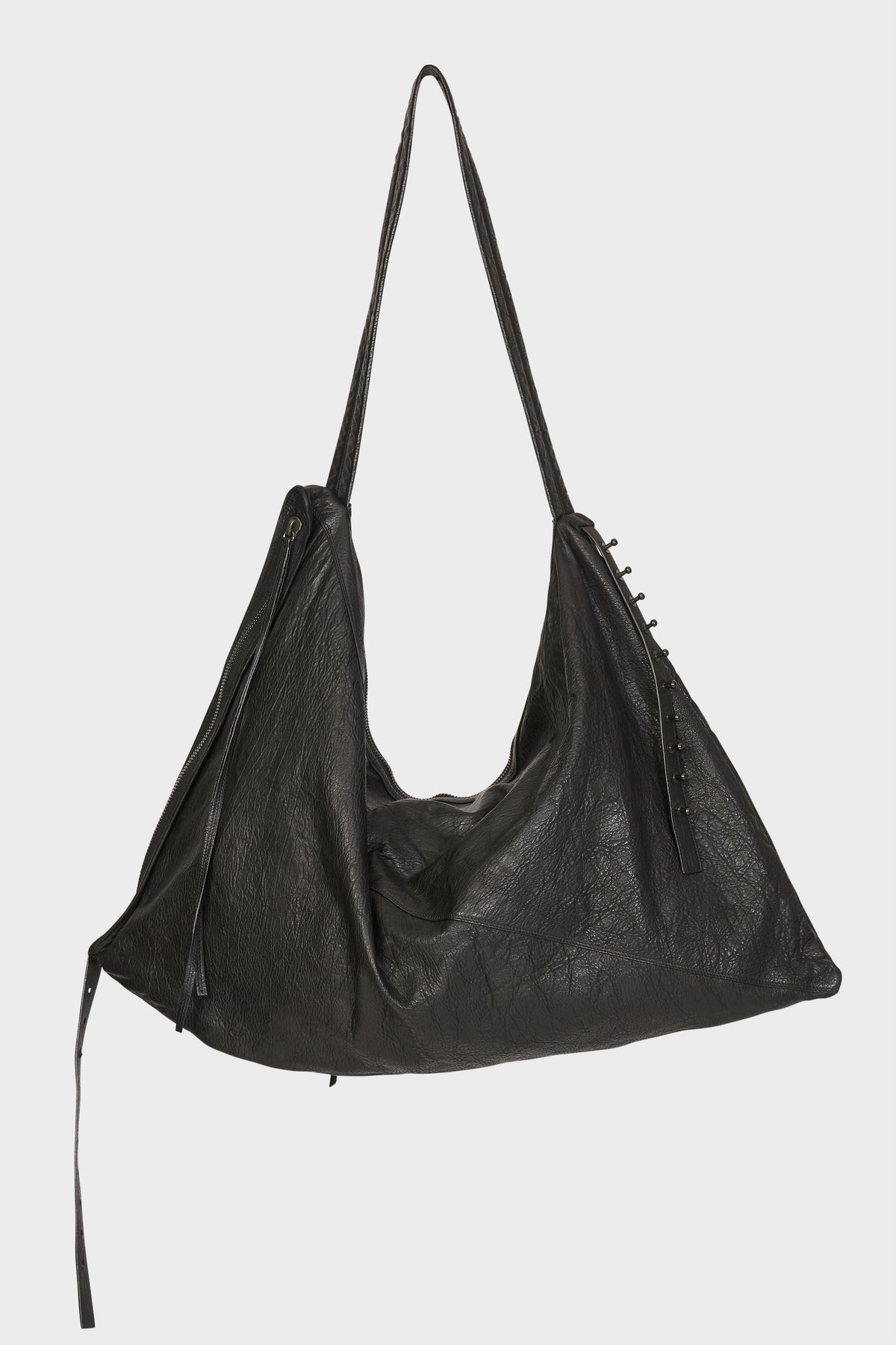 Leather Bag With Shoulder Strap