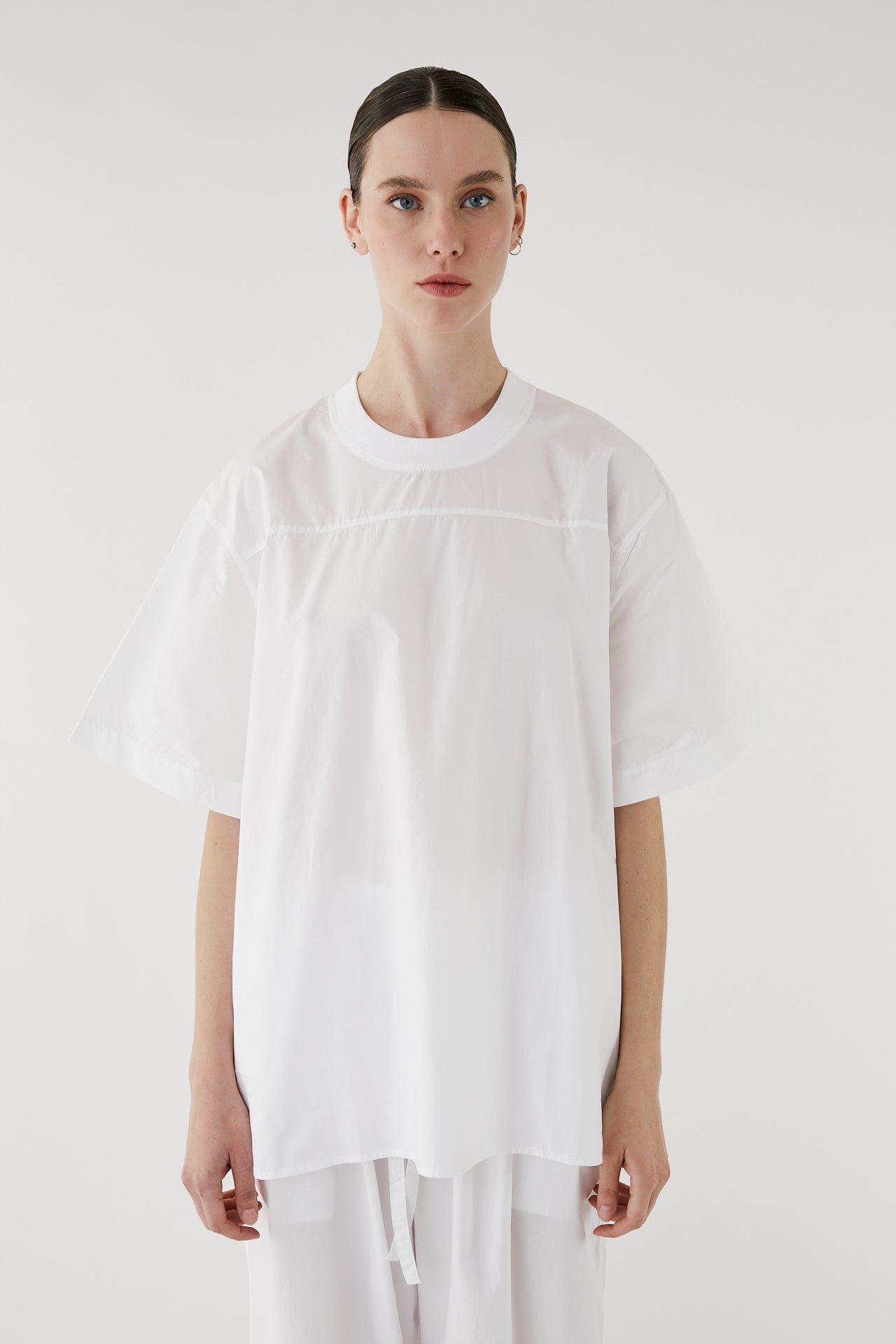 Yoke Poplin T-Shirt