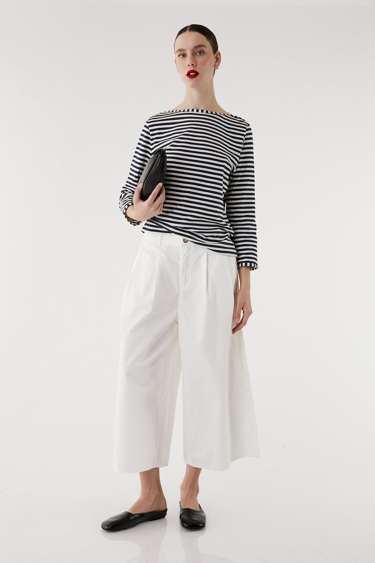 Florence white Flare pants