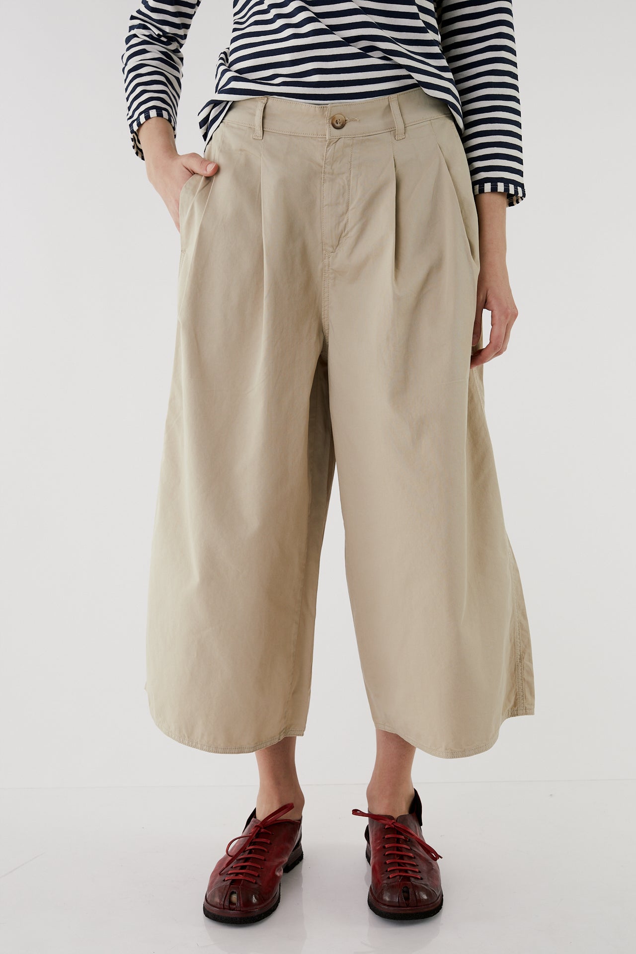 Florence kaki Flare pants