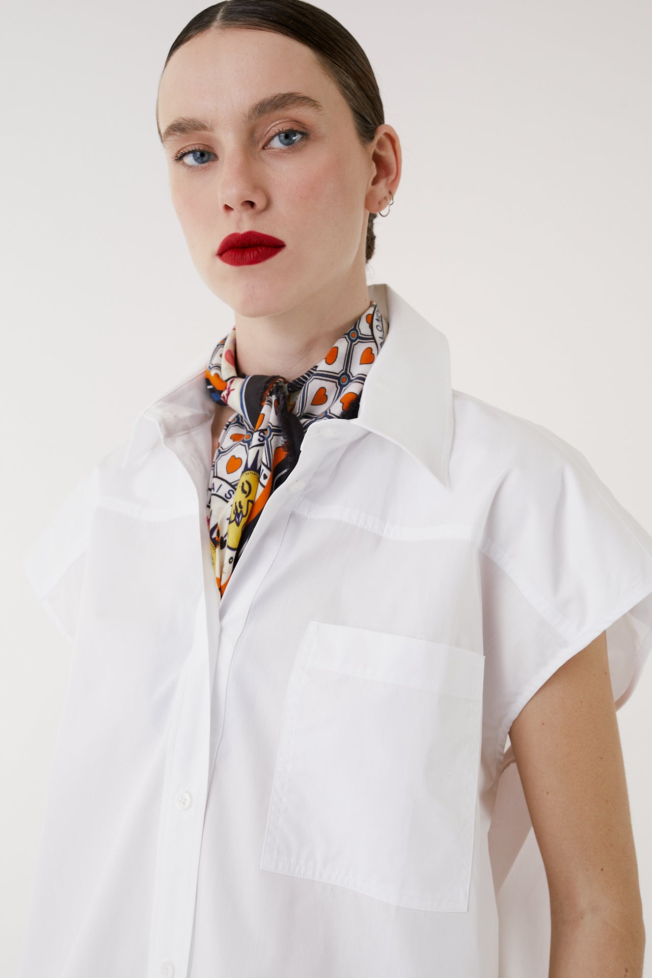 Kala white sleeveless top