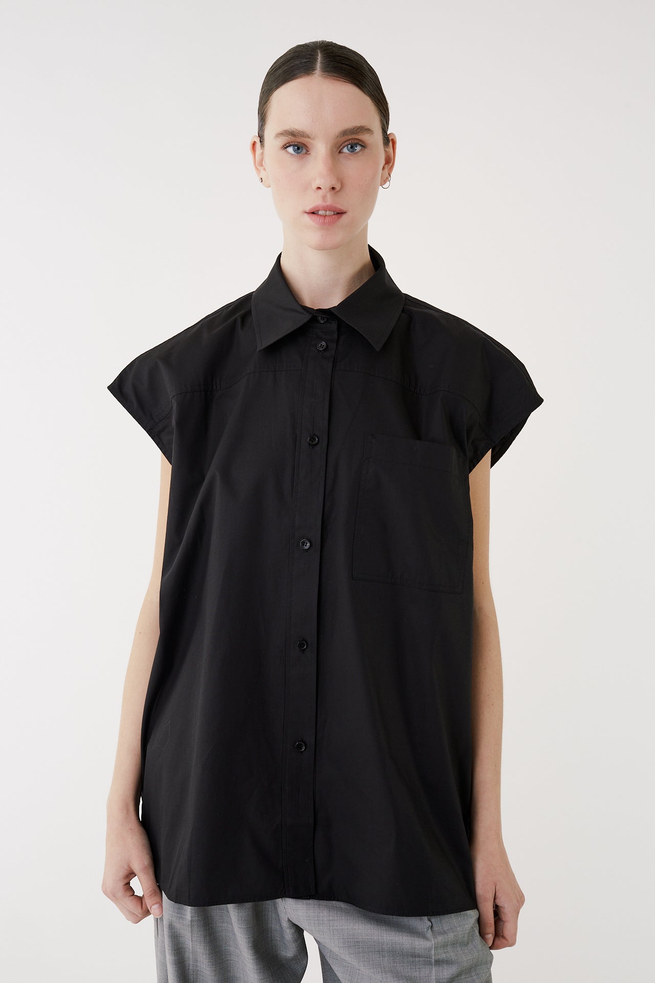Kala black sleeveless top