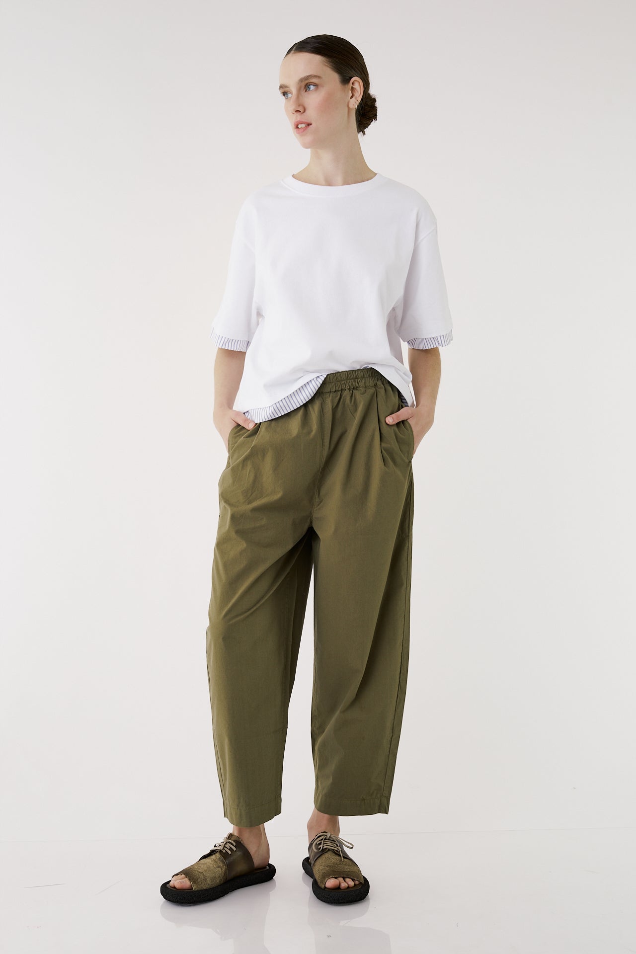Ruth olive pants
